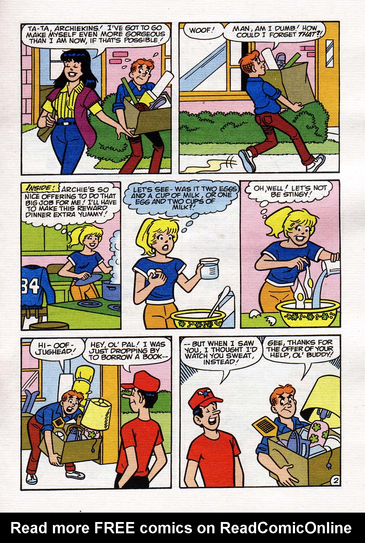 Read online Betty and Veronica Digest Magazine comic -  Issue #124 - 46