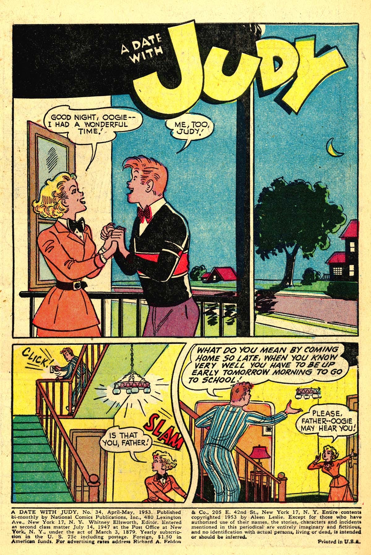 Read online A Date with Judy comic -  Issue #34 - 3