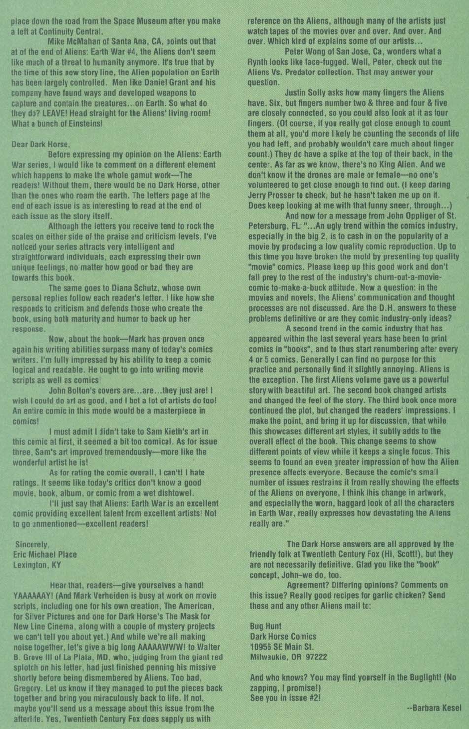 Read online Aliens: Genocide comic -  Issue #1 - 28