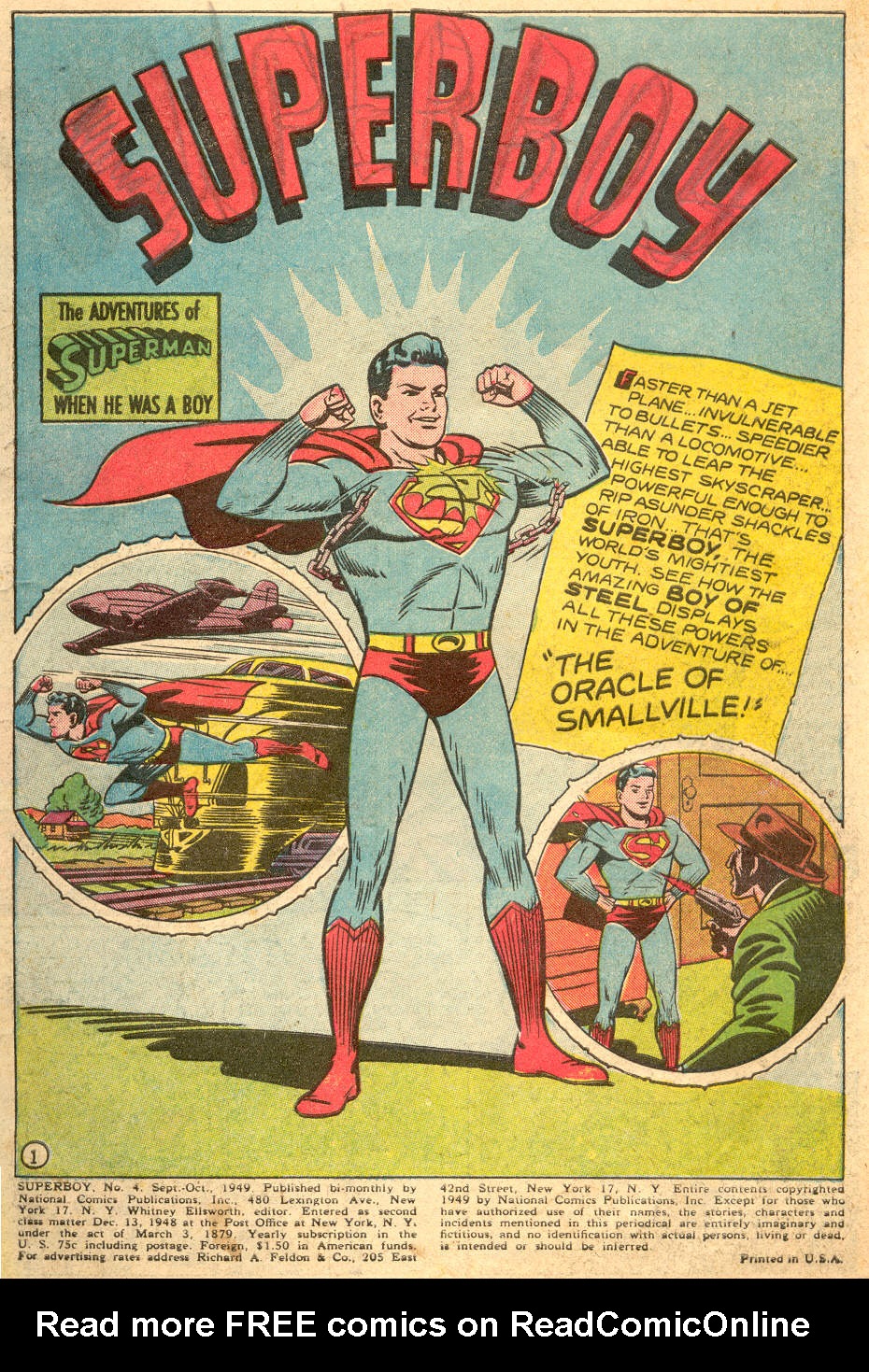 Read online Superboy (1949) comic -  Issue #4 - 2