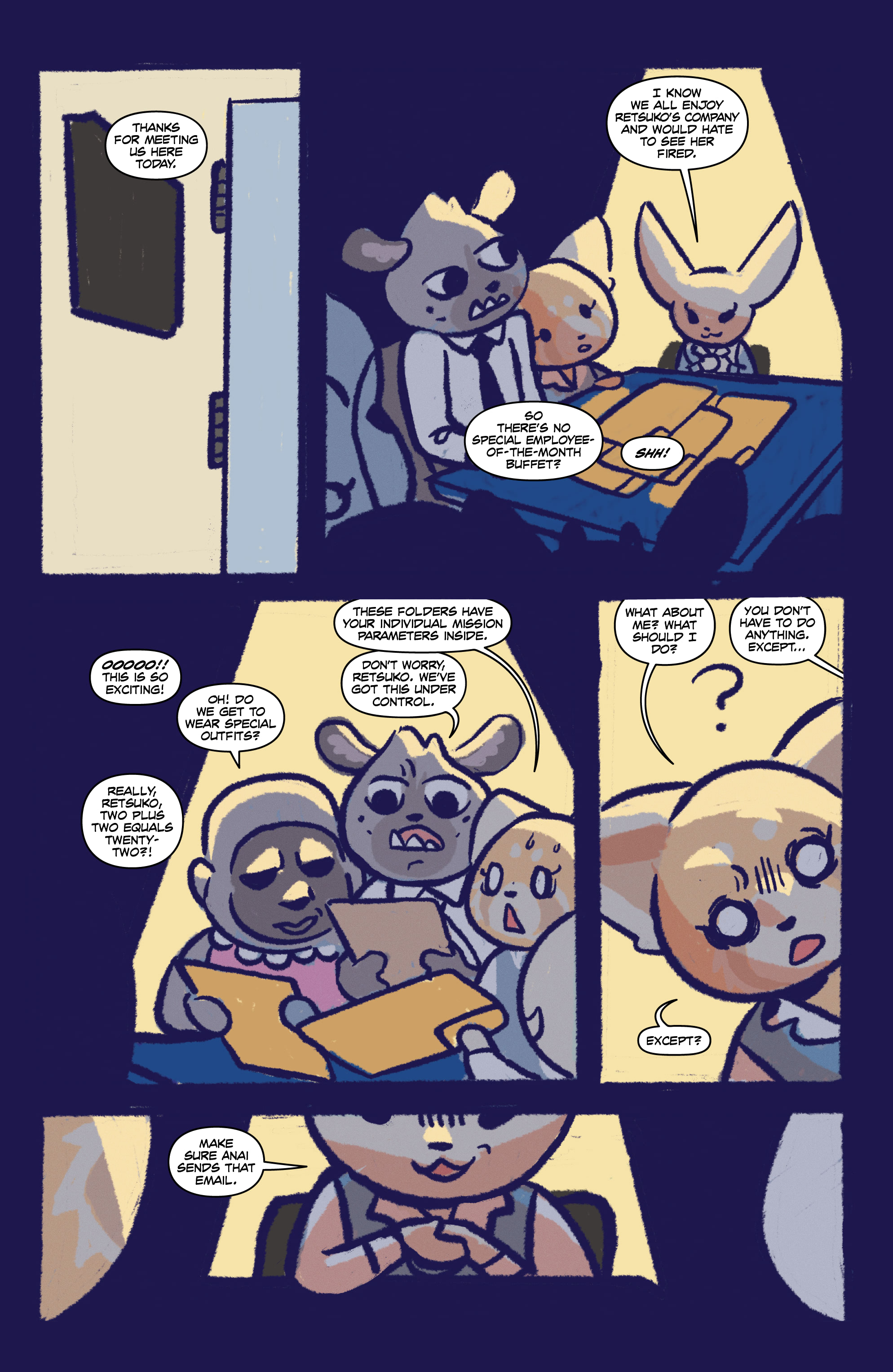 Read online Aggretsuko Meet Her Friends comic -  Issue #2 - 11