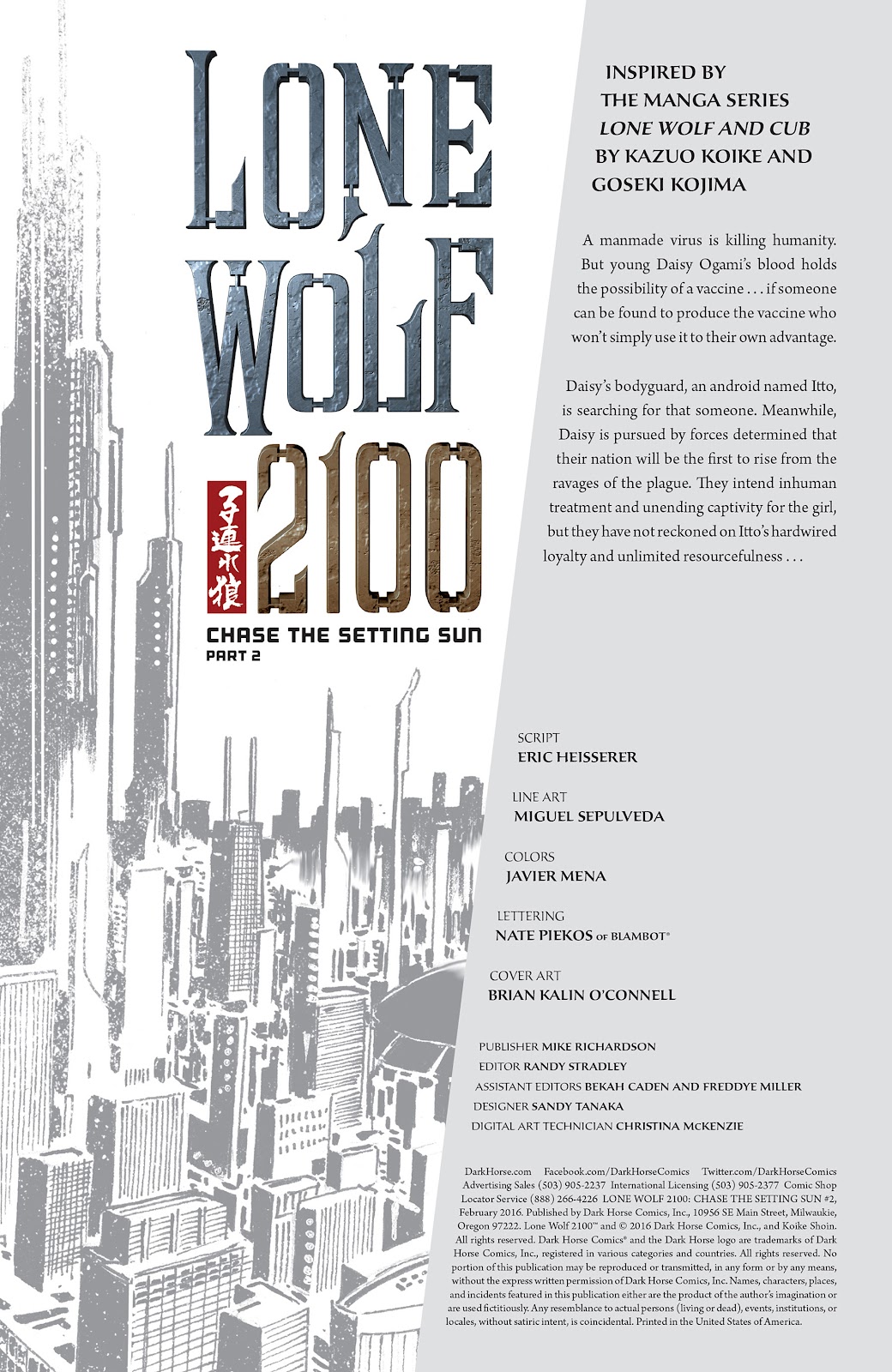 Lone Wolf 2100: Chase the Setting Sun issue 2 - Page 2