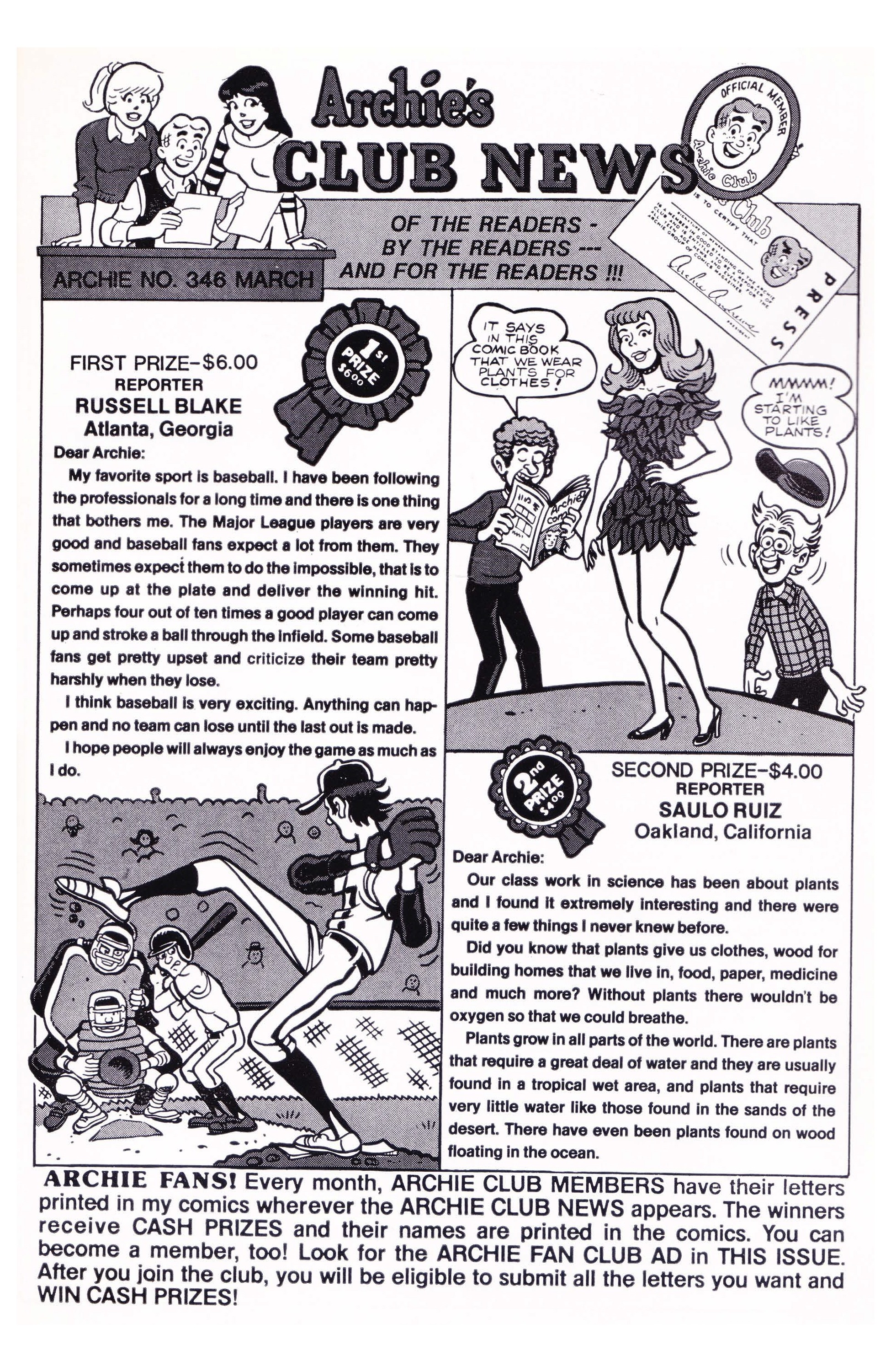 Read online Archie (1960) comic -  Issue #346 - 27