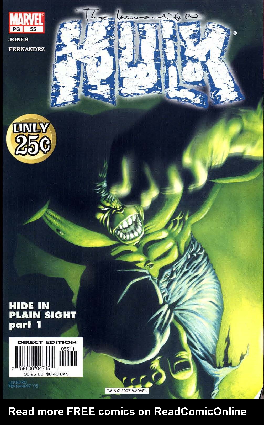 Read online The Incredible Hulk (2000) comic -  Issue #55 - 1