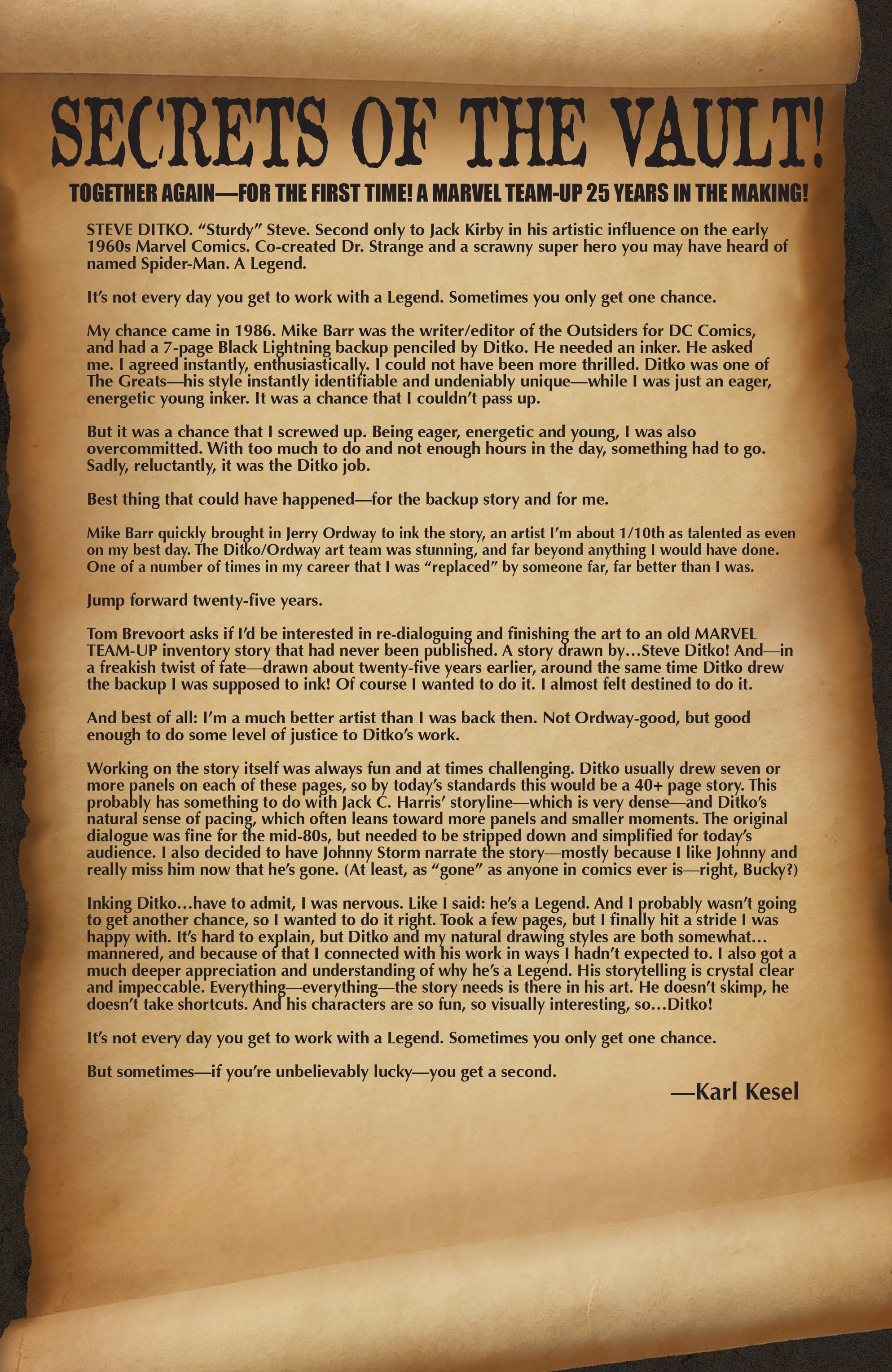 Read online Tales From the Marvel Vault comic -  Issue # TPB - 54