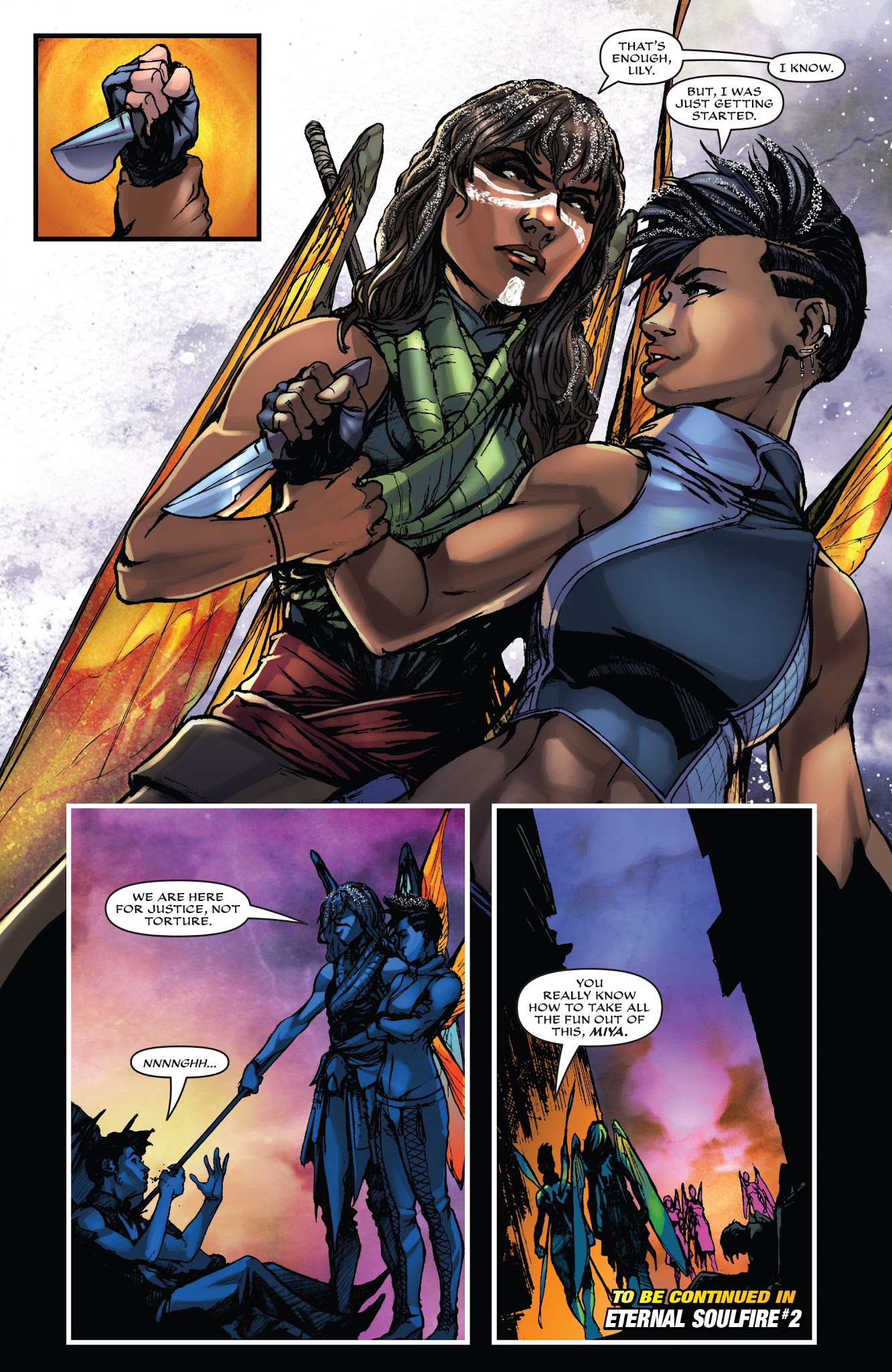 Read online Michael Turner's Eternal Soulfire comic -  Issue #1 - 21