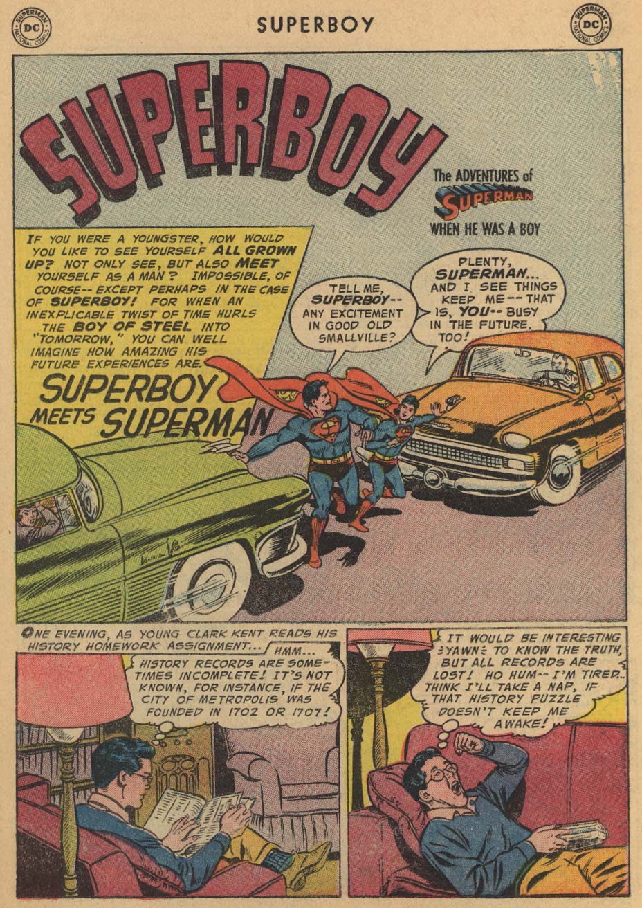 Read online Superboy (1949) comic -  Issue #47 - 22