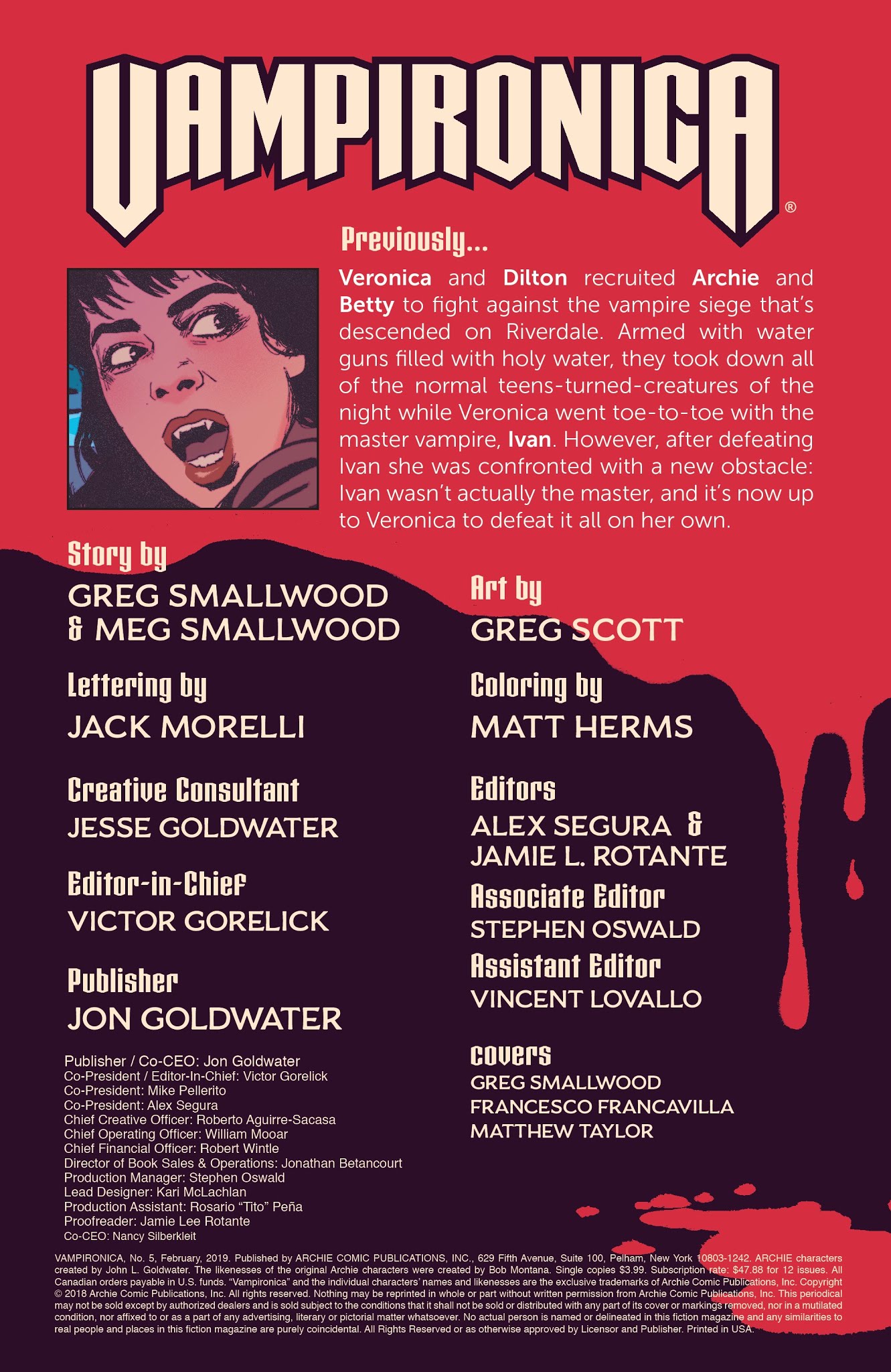 Read online Vampironica comic -  Issue #5 - 2
