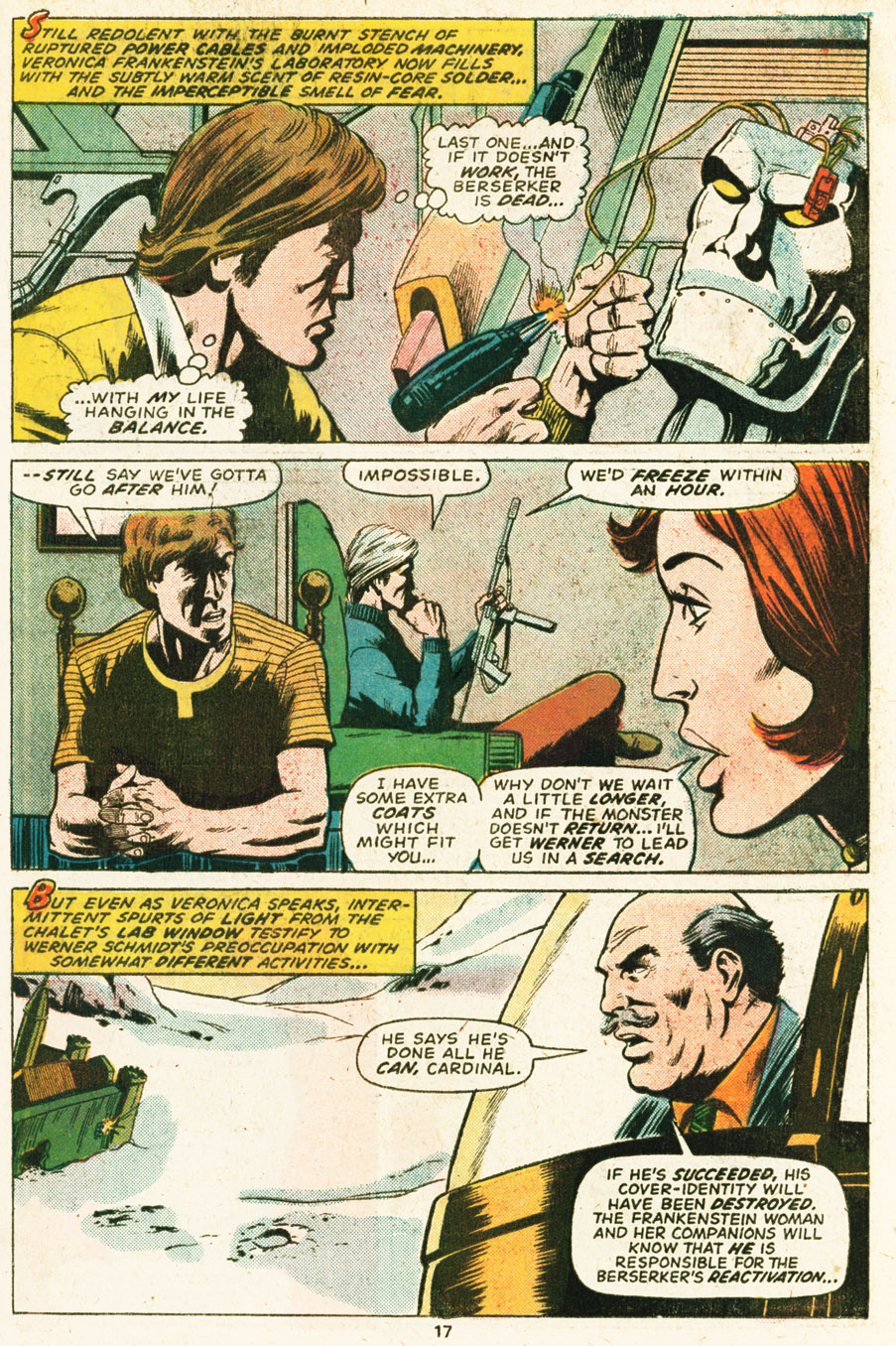 Read online Frankenstein (1973) comic -  Issue #17 - 12