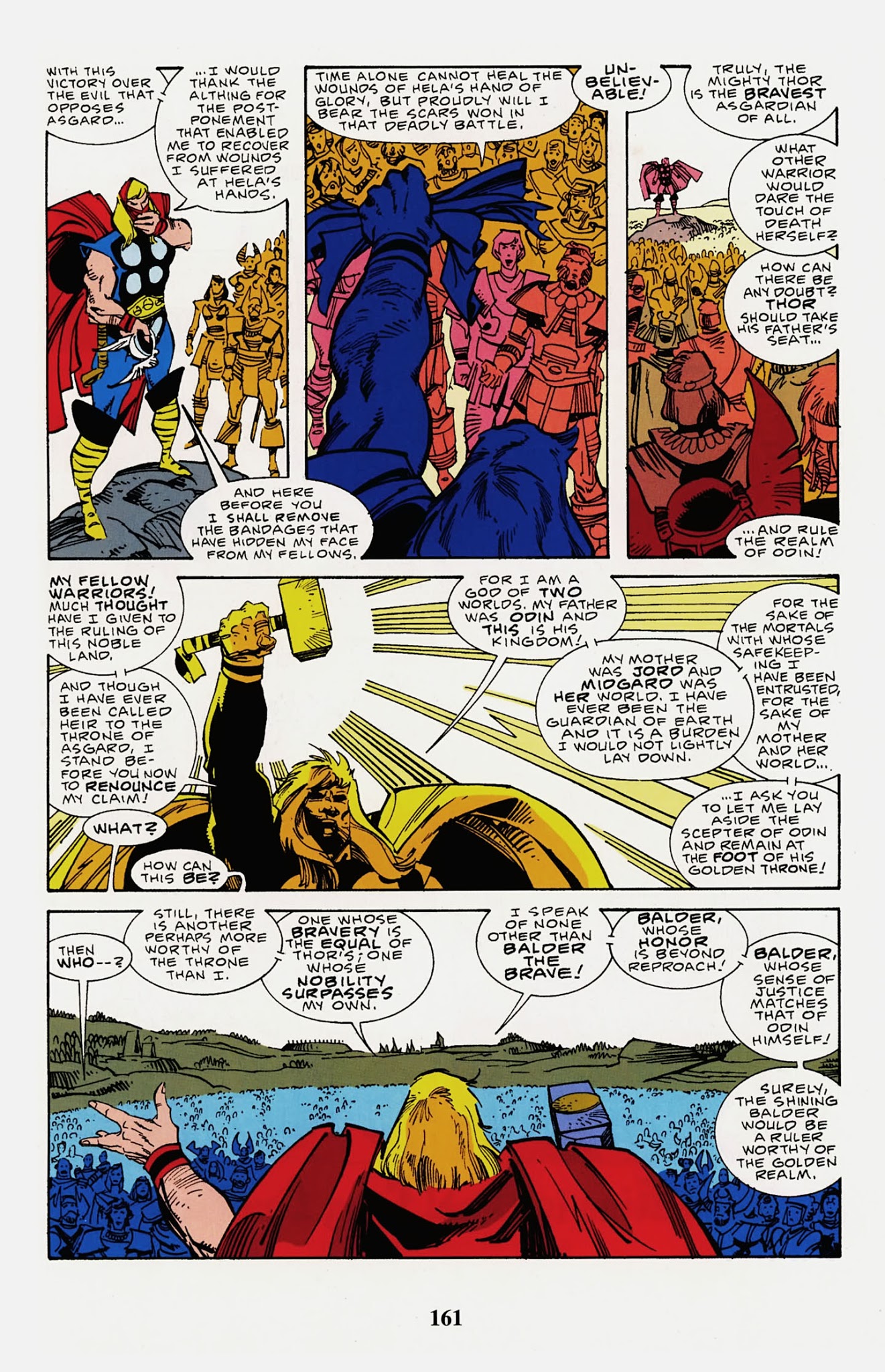 Read online Thor Visionaries: Walter Simonson comic -  Issue # TPB 3 - 163