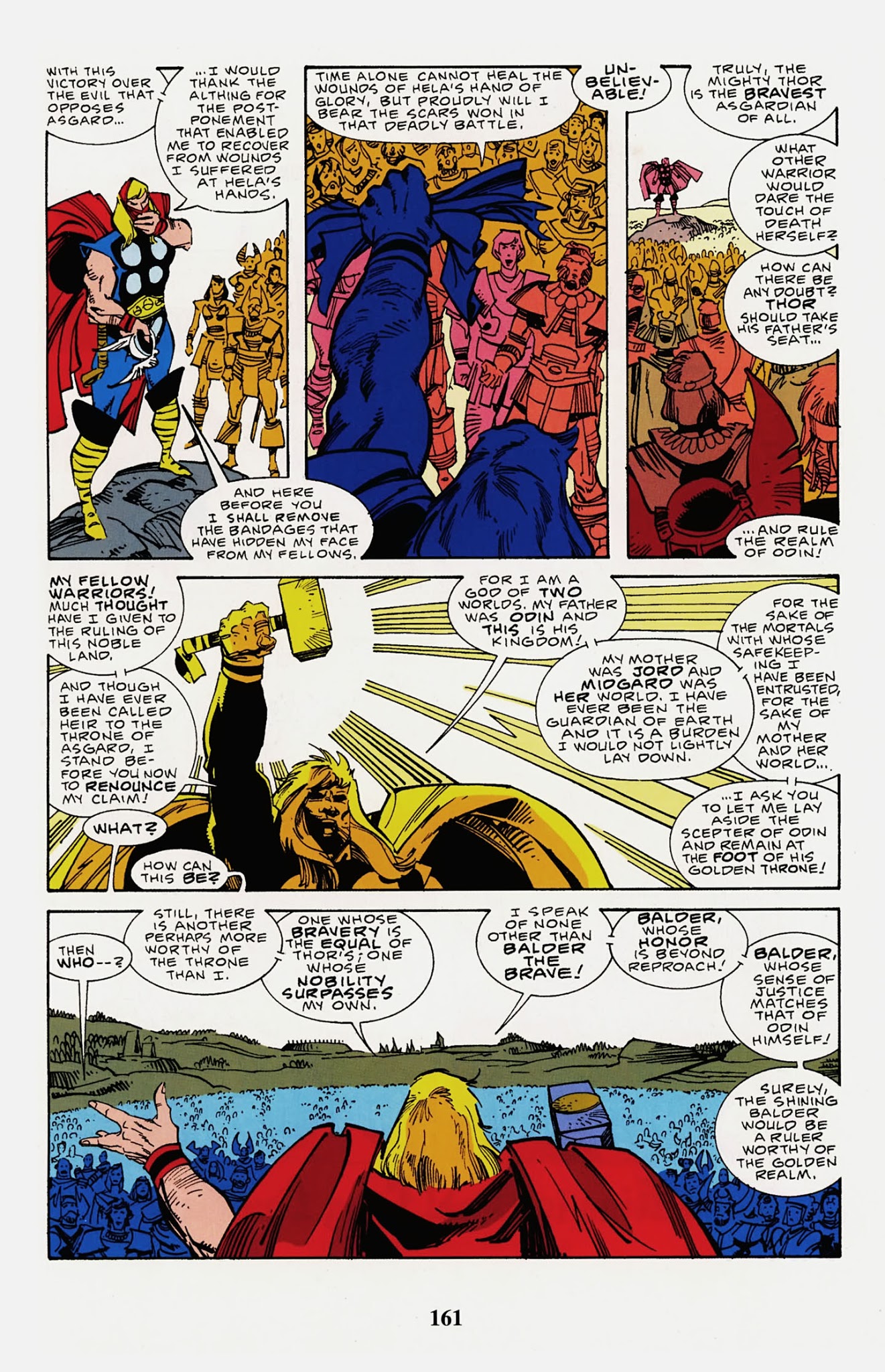 Read online Thor Visionaries: Walter Simonson comic -  Issue # TPB 3 - 163
