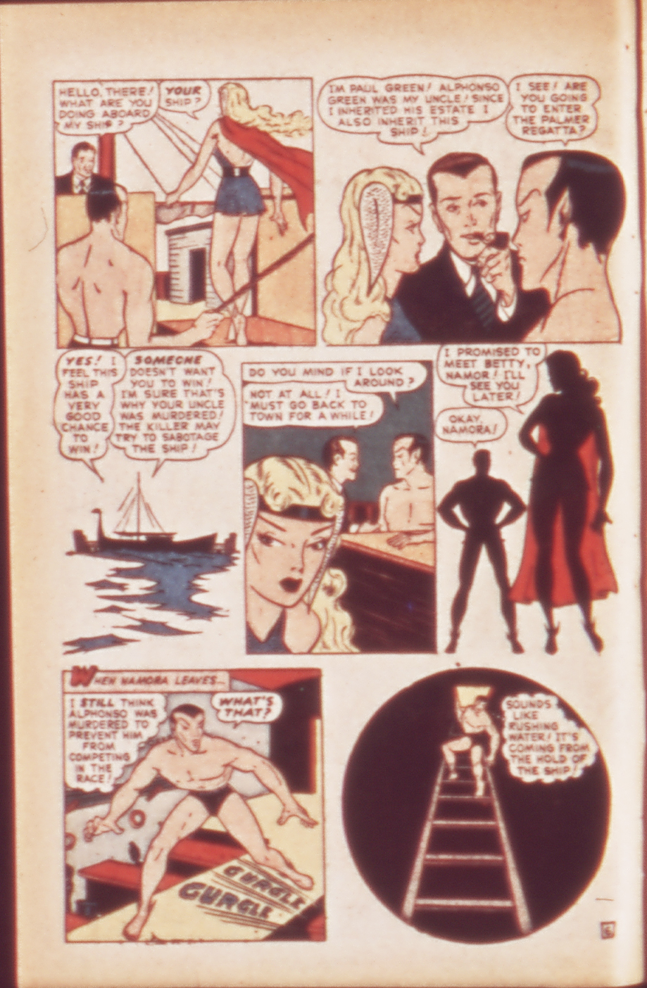 Read online Sub-Mariner Comics comic -  Issue #24 - 8