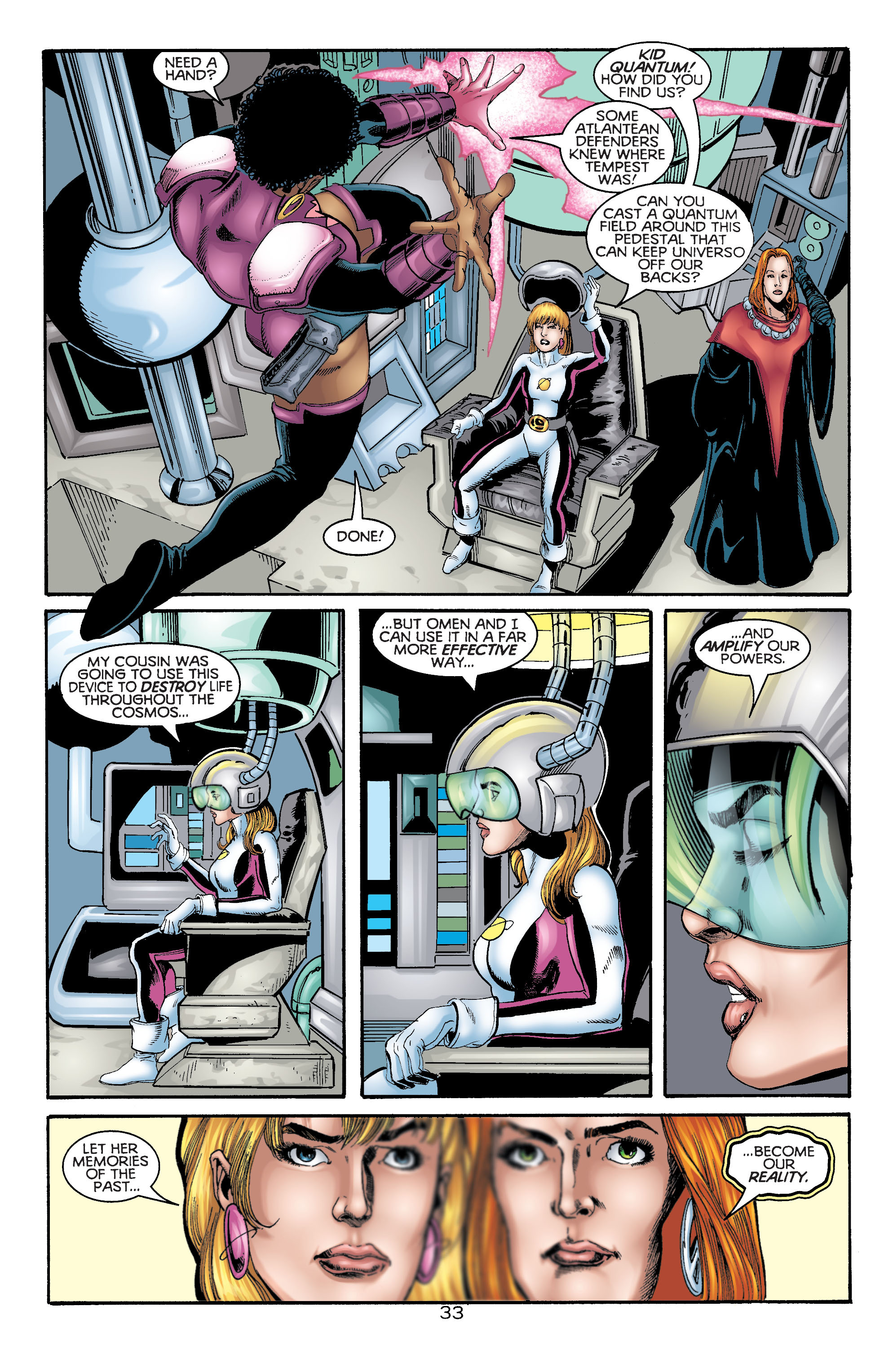 Read online Titans/Legion of Super-Heroes: Universe Ablaze comic -  Issue #4 - 35