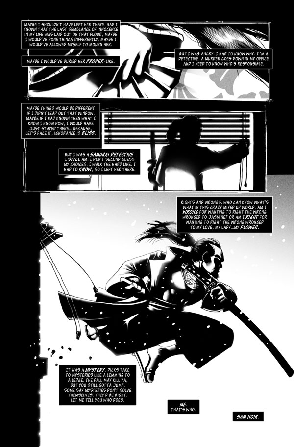 Read online Sam Noir: Samurai Detective comic -  Issue # _Preview - 8