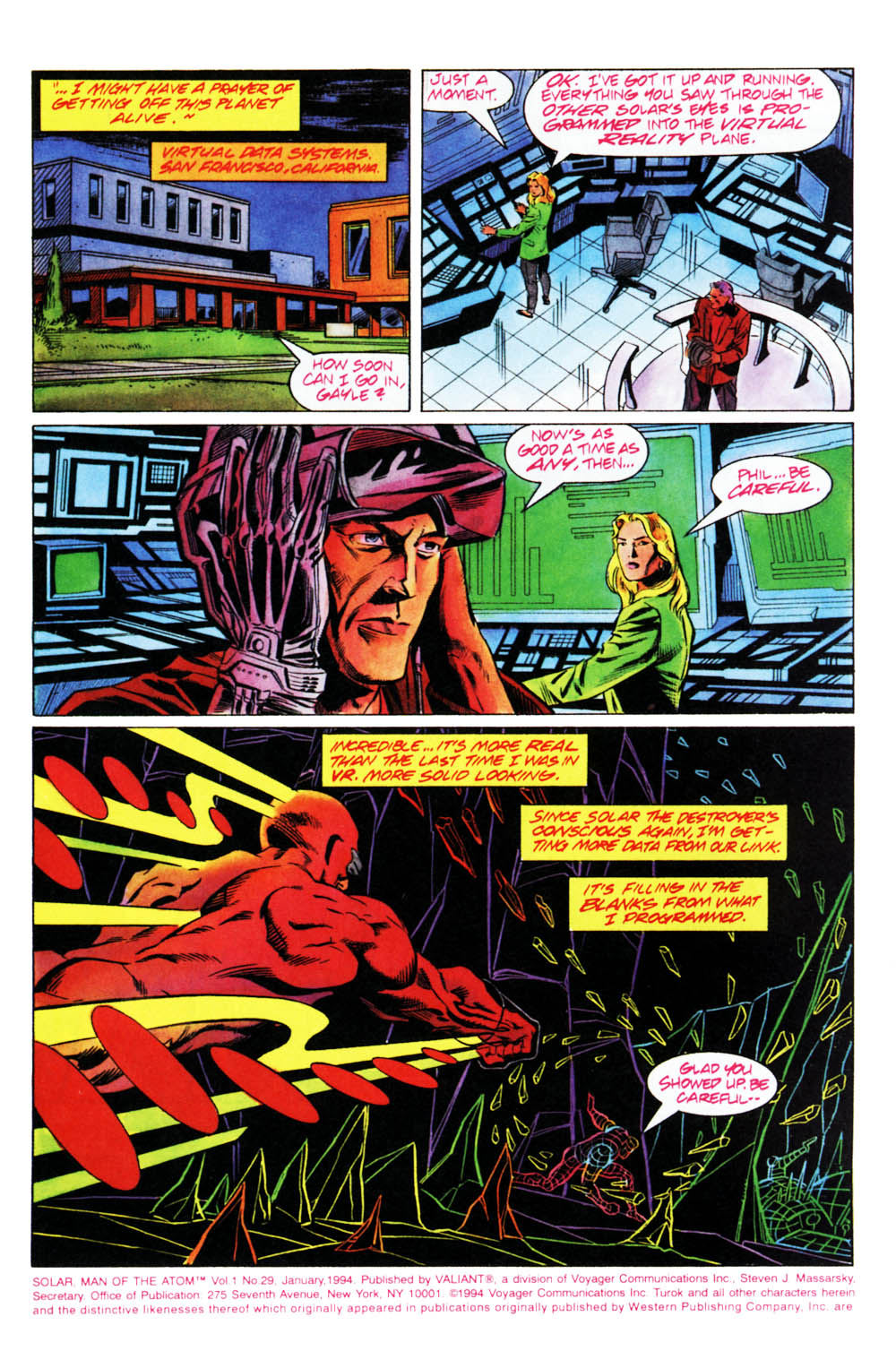 Read online Solar, Man of the Atom comic -  Issue #29 - 3