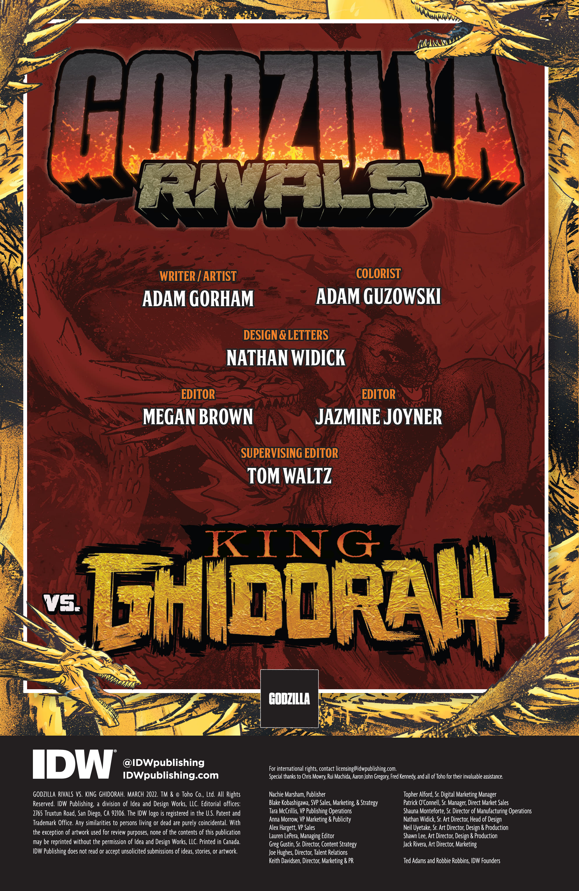 Read online Godzilla Rivals: Vs. King Ghidorah comic -  Issue # Full - 2