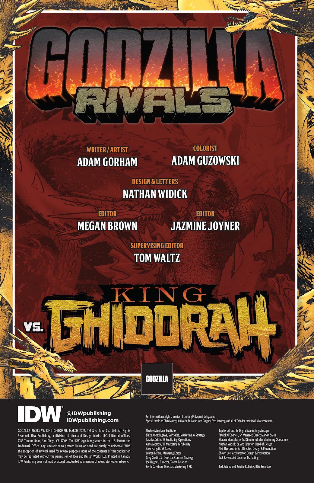 Godzilla Rivals: Vs. King Ghidorah issue Full - Page 2