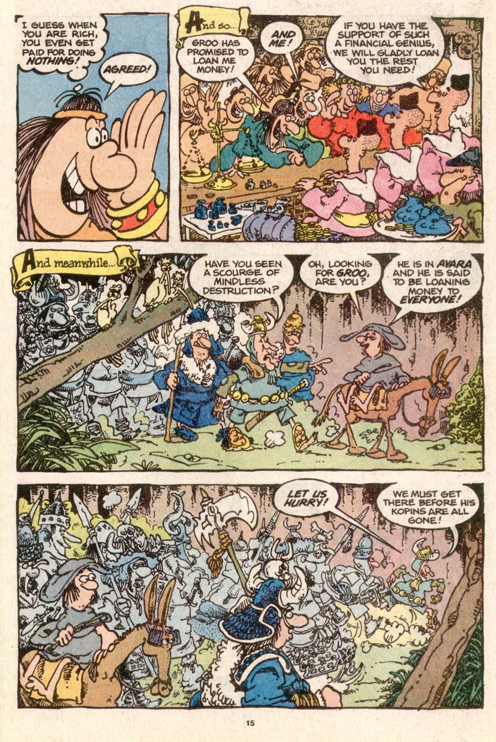 Read online Sergio Aragonés Groo the Wanderer comic -  Issue #32 - 15