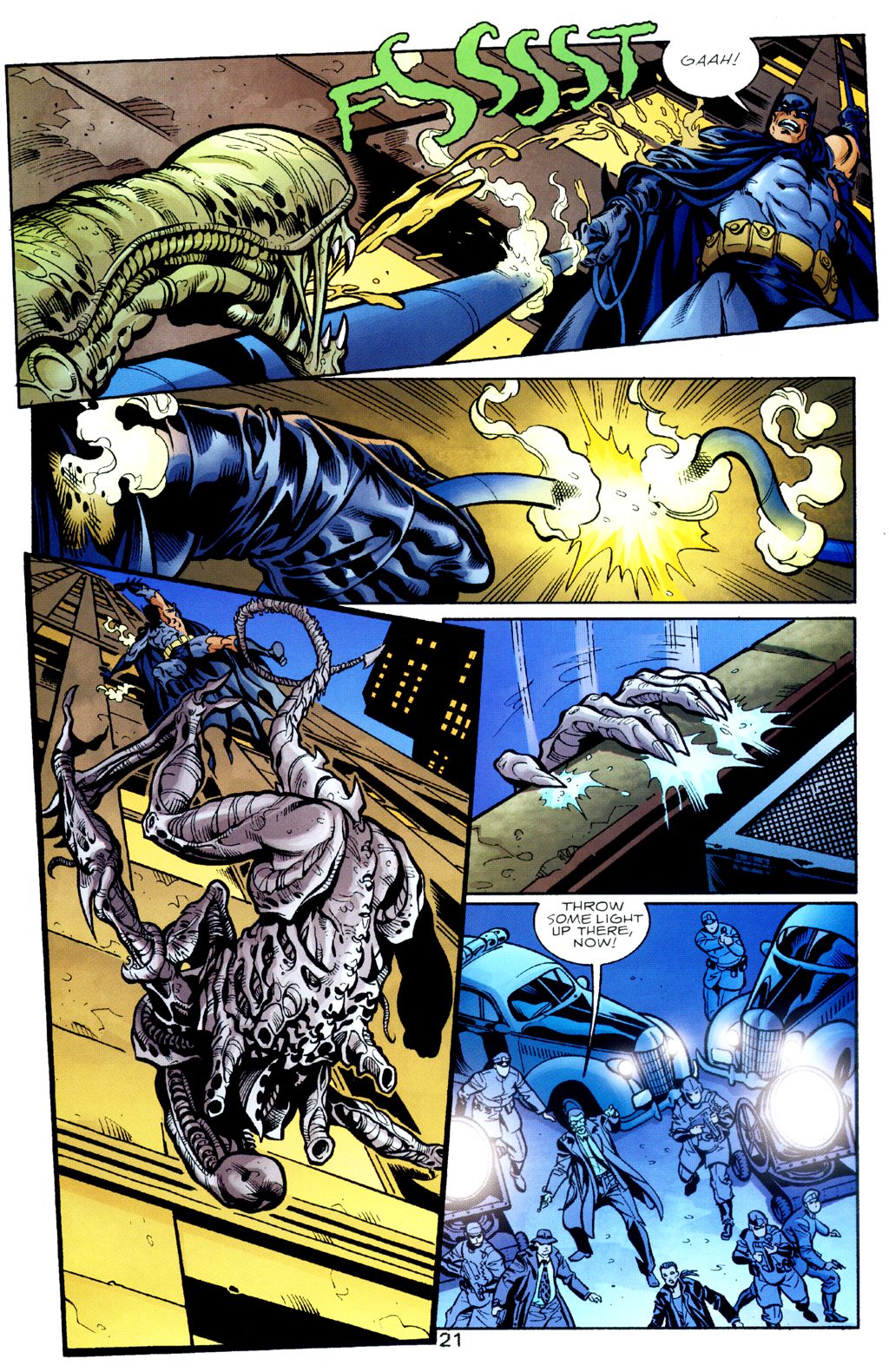Read online Batman/Aliens II comic -  Issue #2 - 21