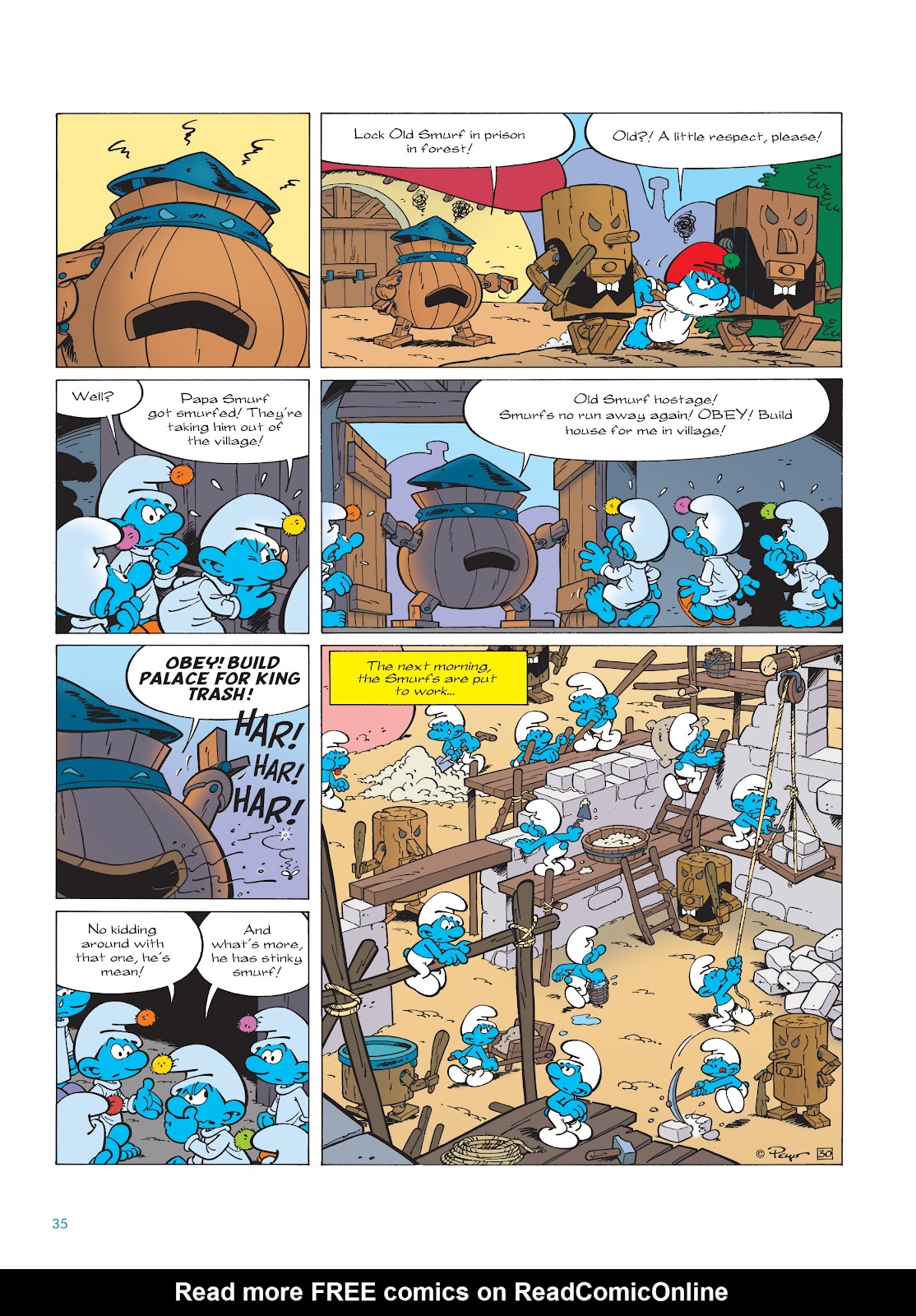 Read online The Smurfs comic -  Issue #23 - 35