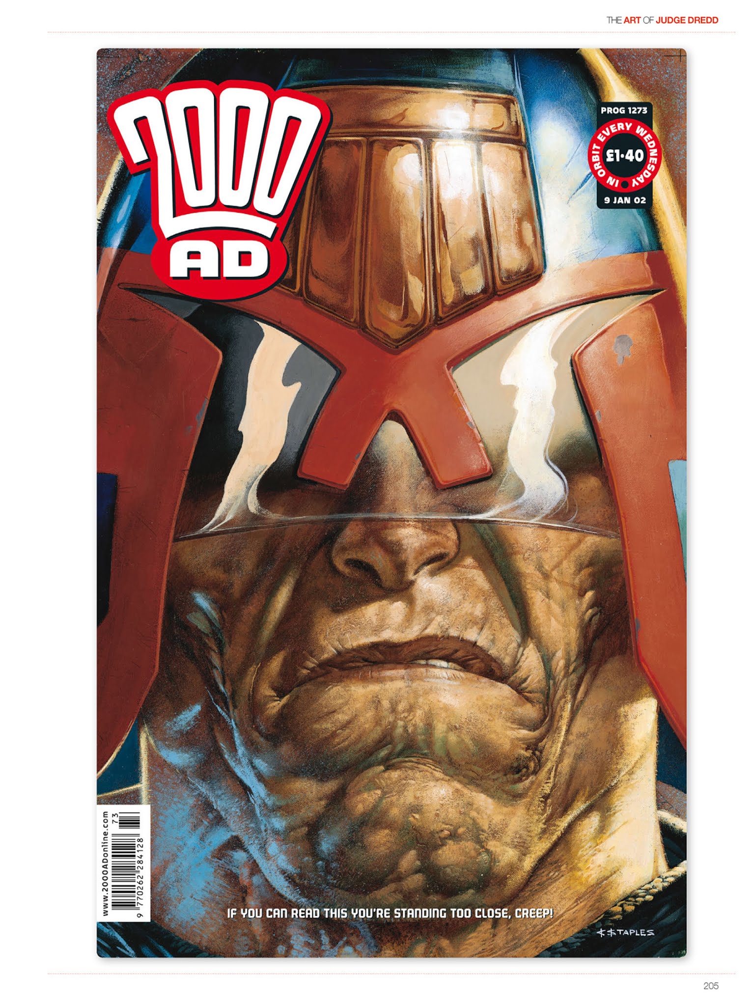 Read online The Art of Judge Dredd: Featuring 35 Years of Zarjaz Covers comic -  Issue # TPB (Part 3) - 26