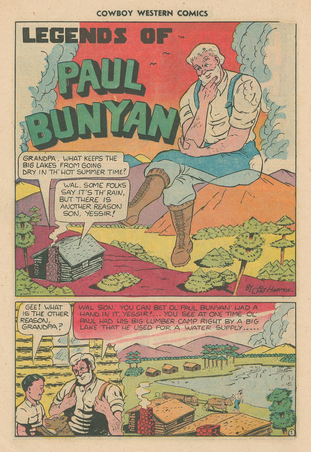 Read online Cowboy Western Comics (1948) comic -  Issue #31 - 22