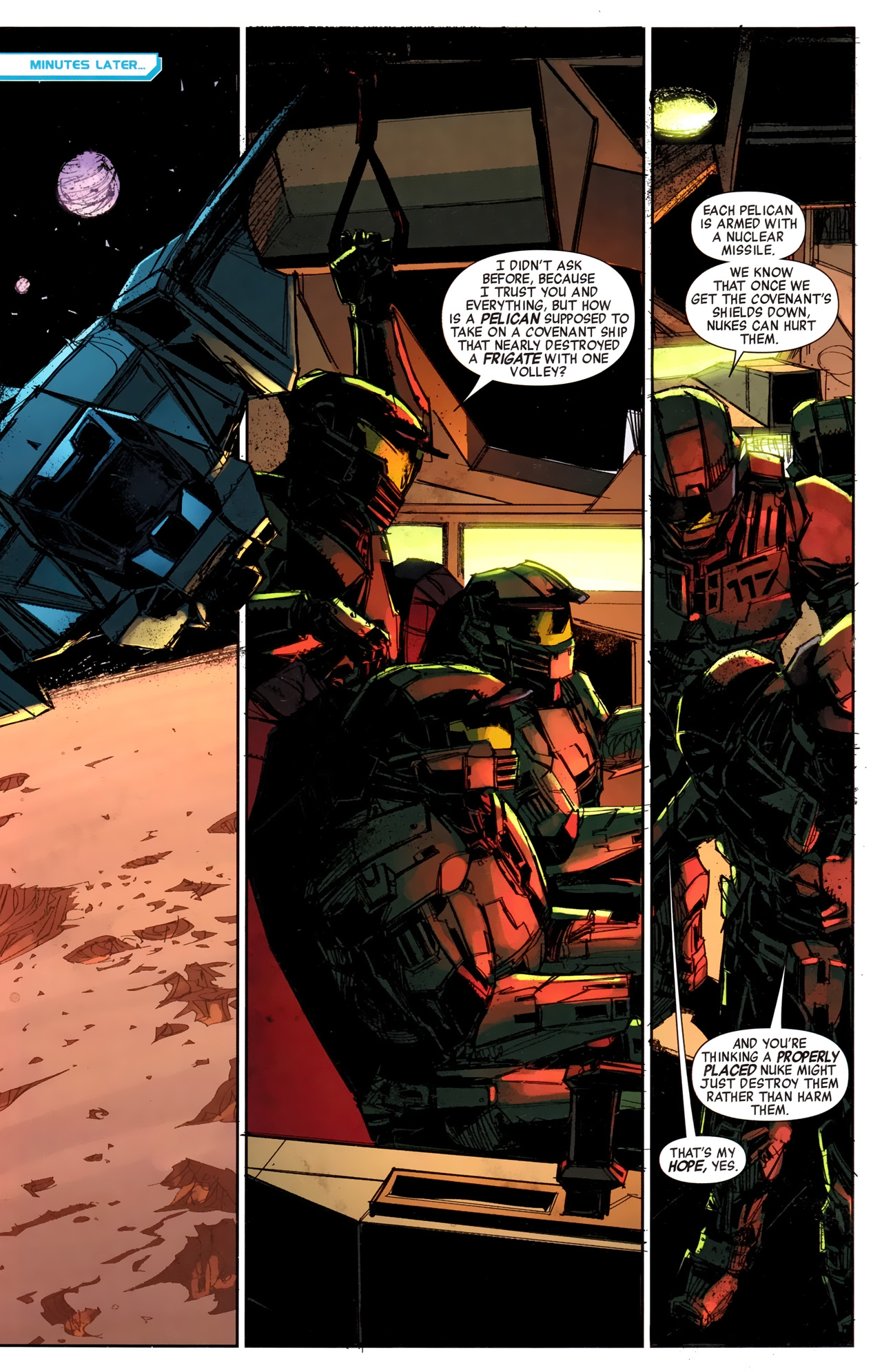 Read online Halo: Fall Of Reach - Covenant comic -  Issue #1 - 19