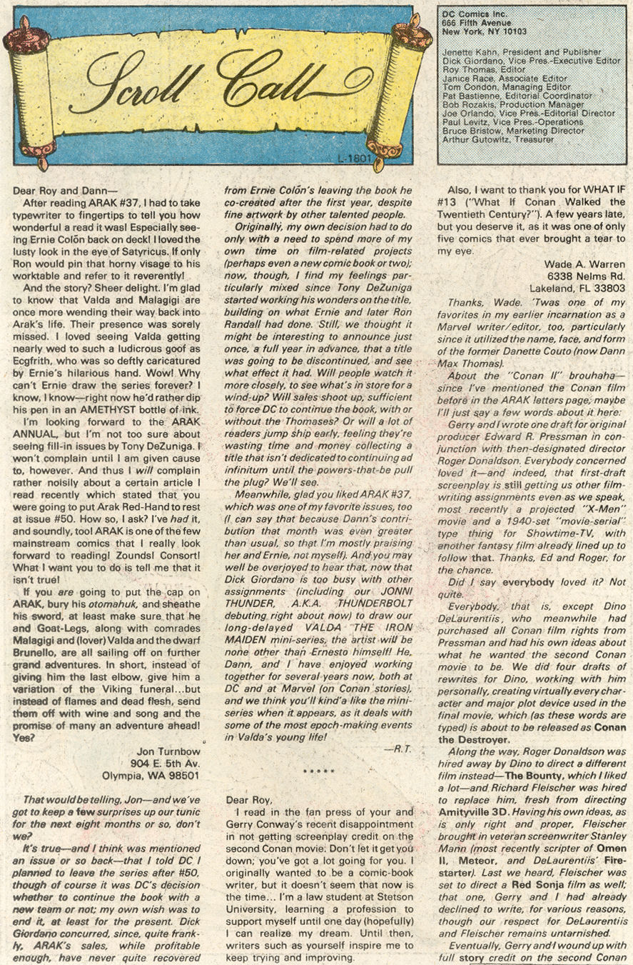 Read online Arak Son of Thunder comic -  Issue #41 - 25