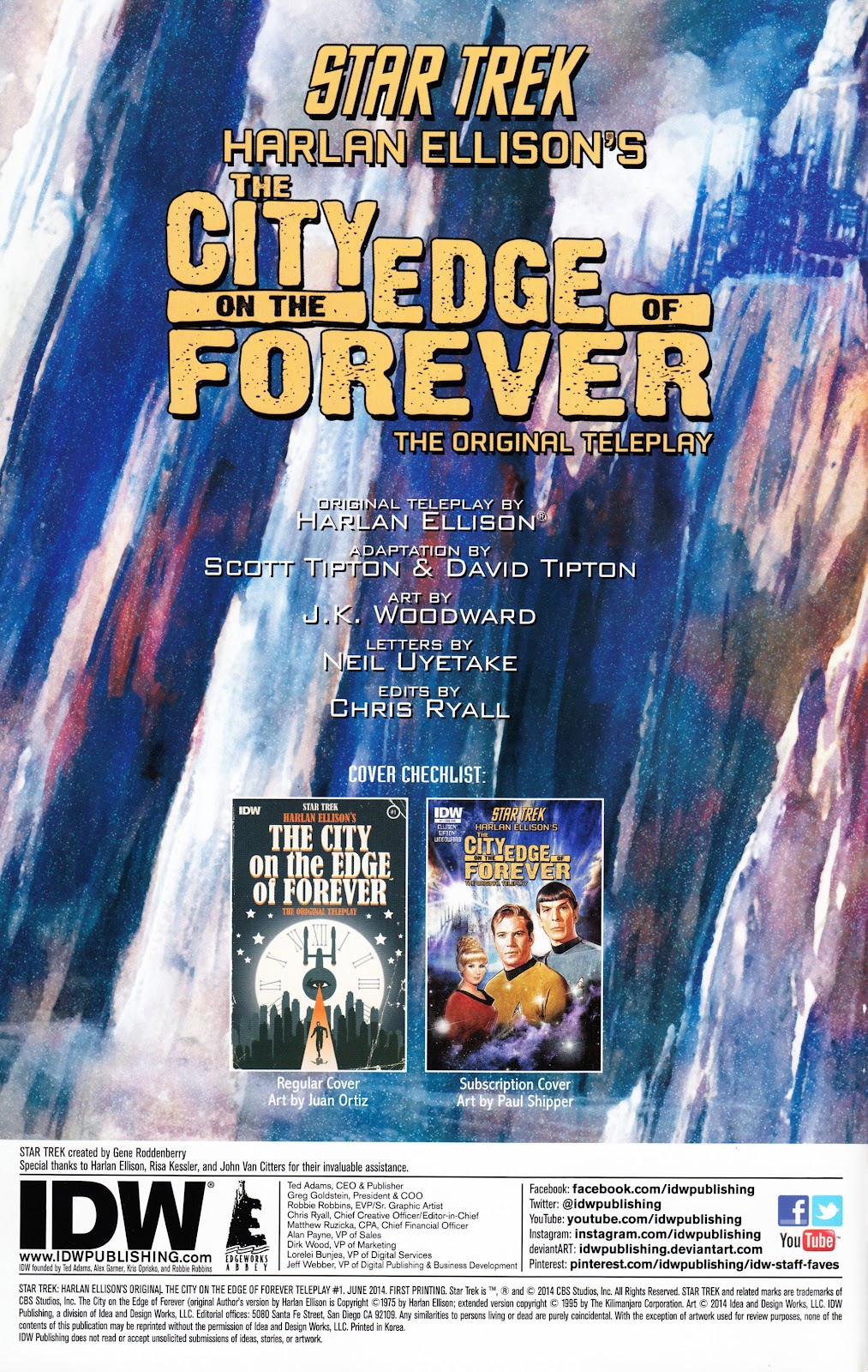 Star Trek: Harlan Ellison's Original The City on the Edge of Forever Teleplay issue 1 - Page 3