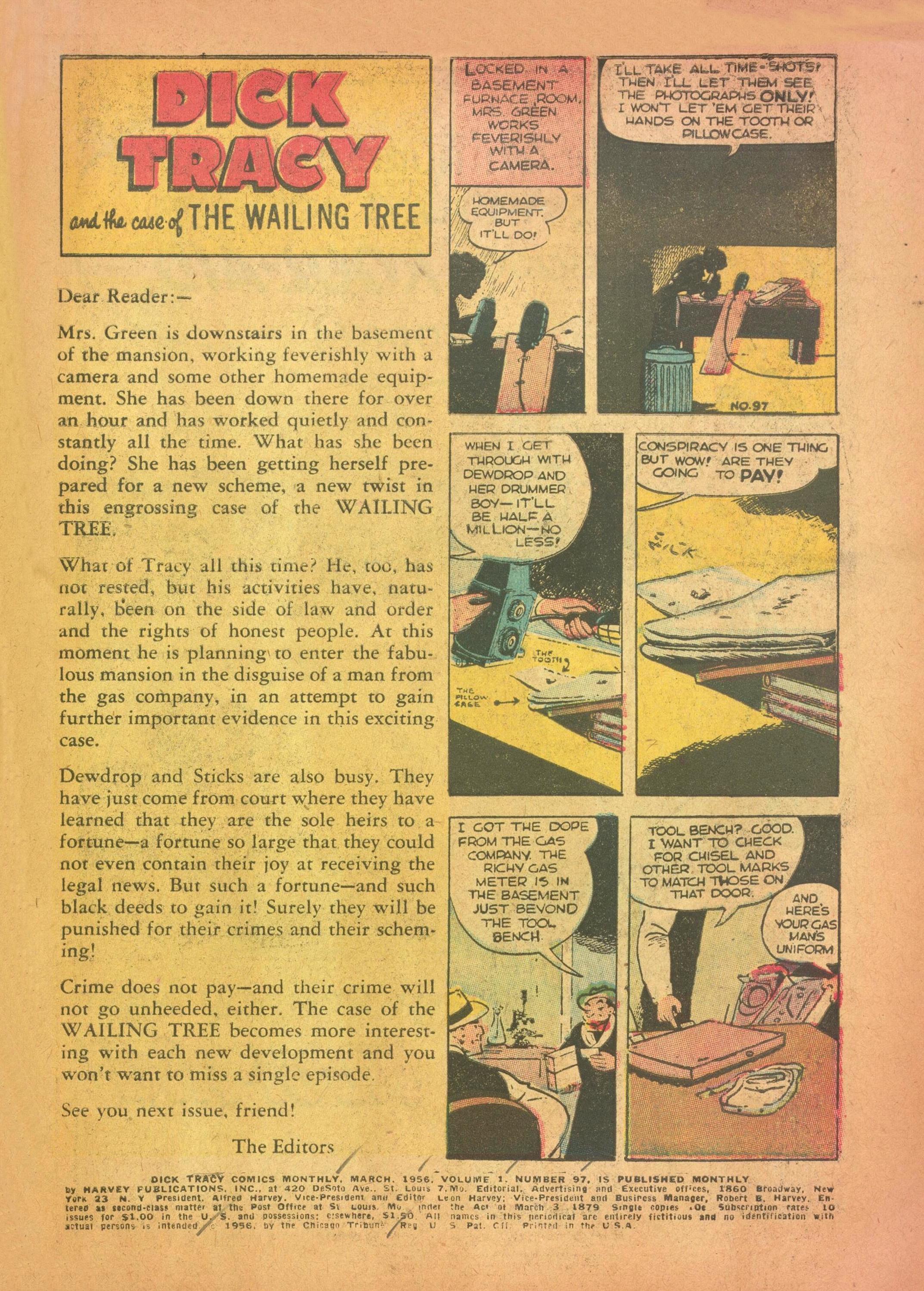 Read online Dick Tracy comic -  Issue #97 - 3