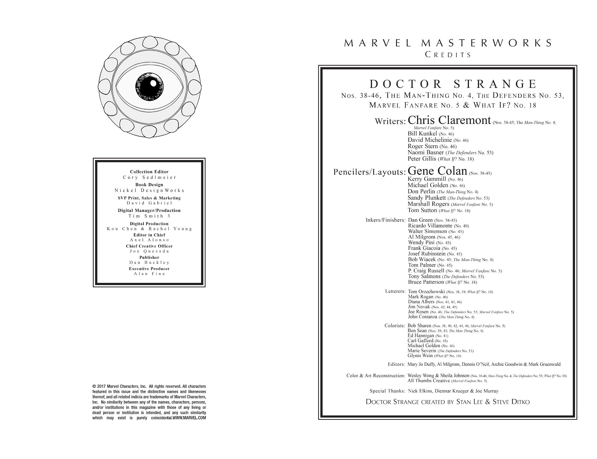 Read online Marvel Masterworks: Doctor Strange comic -  Issue # TPB 8 (Part 1) - 3