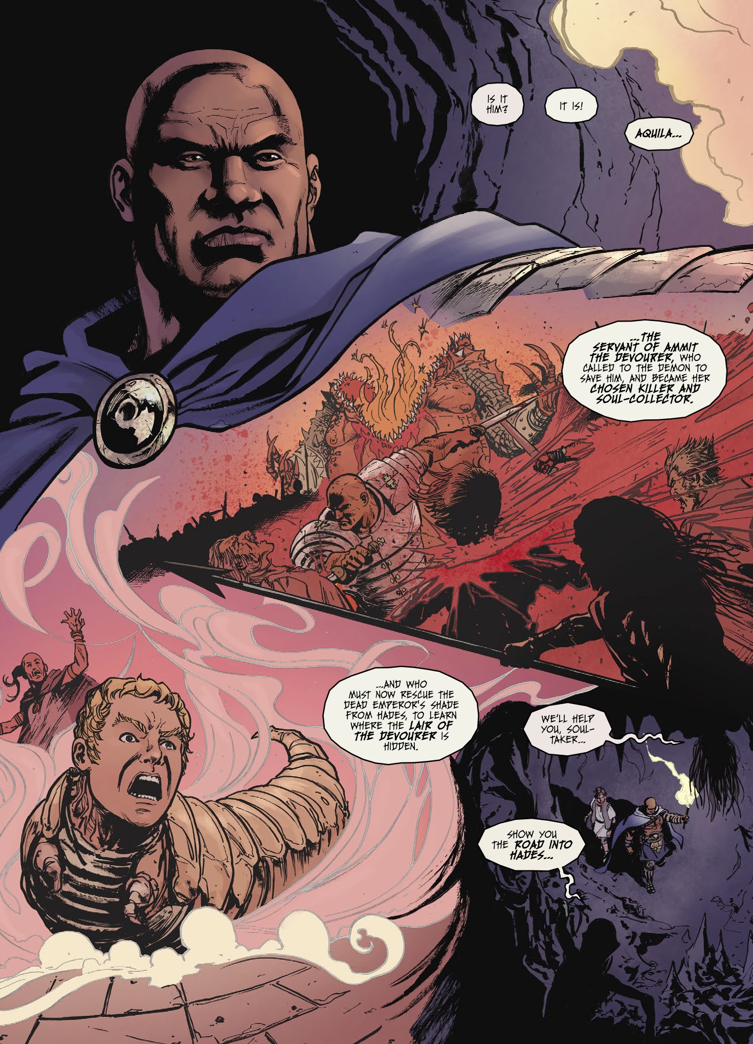 Read online Aquila: The Burning Fields comic -  Issue # TPB - 53