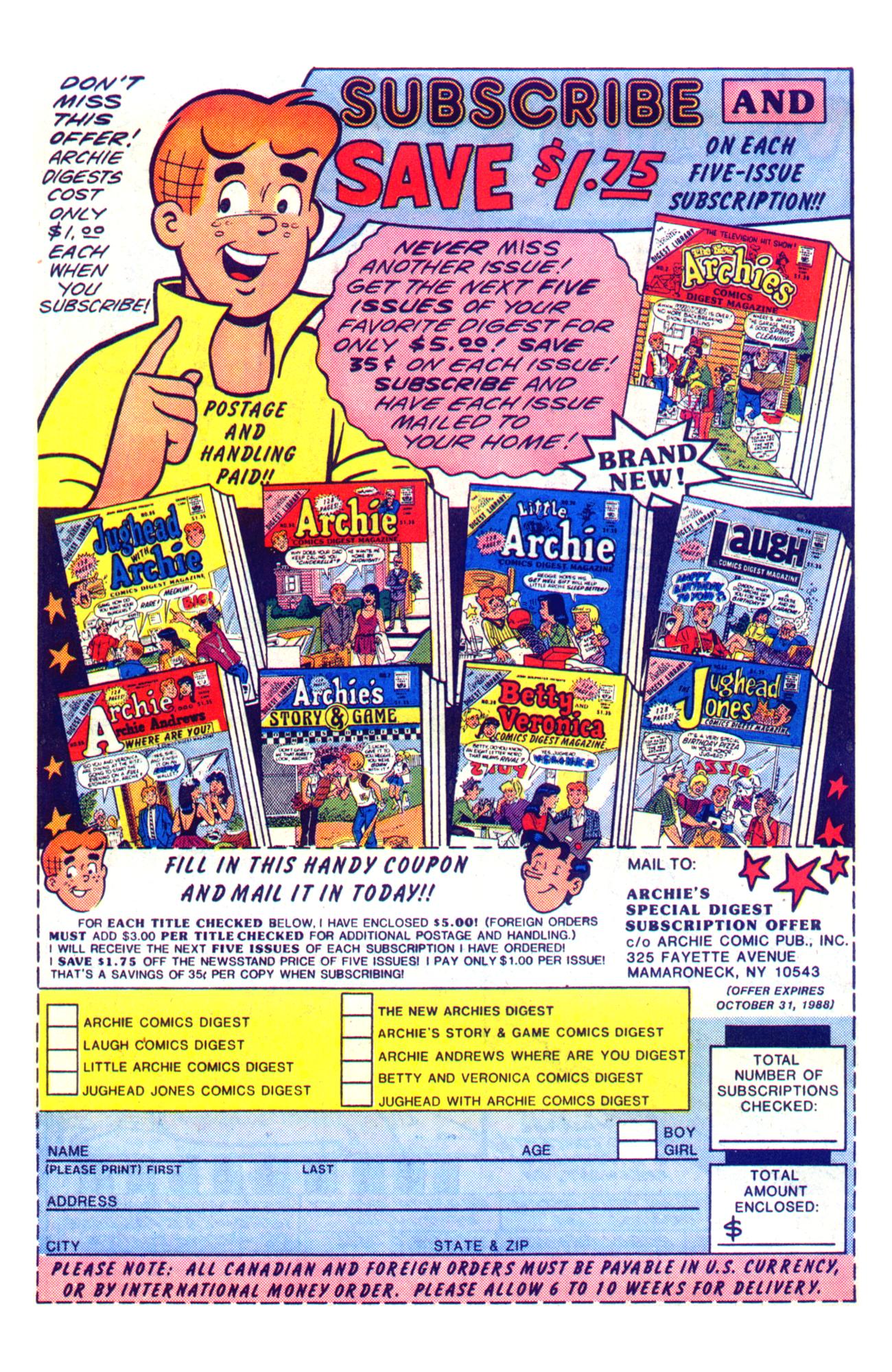 Read online Archie Giant Series Magazine comic -  Issue #582 - 12