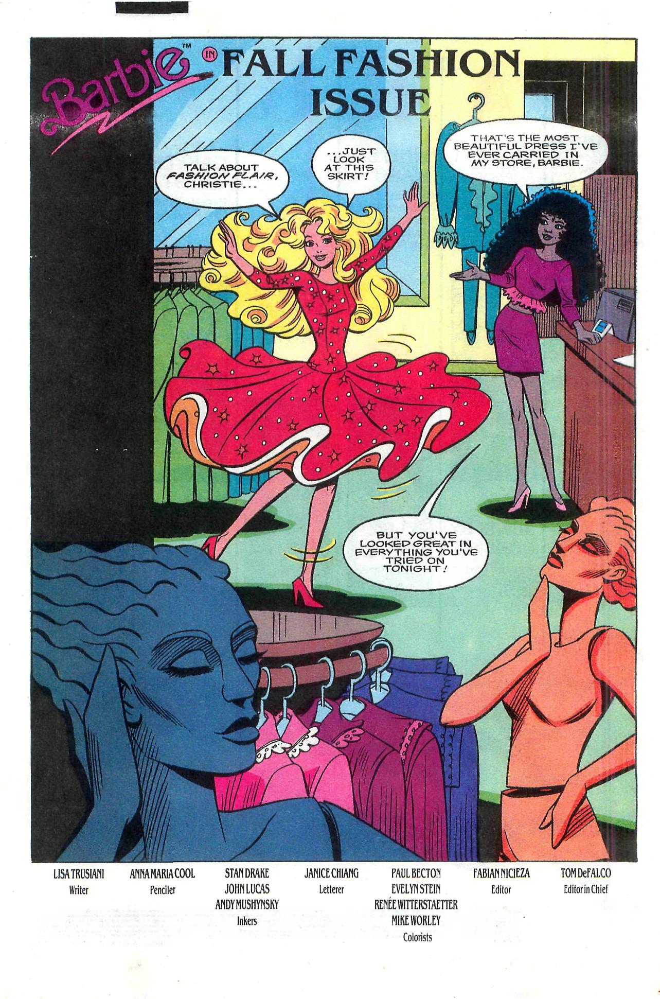 Read online Barbie Fashion comic -  Issue #1 - 4