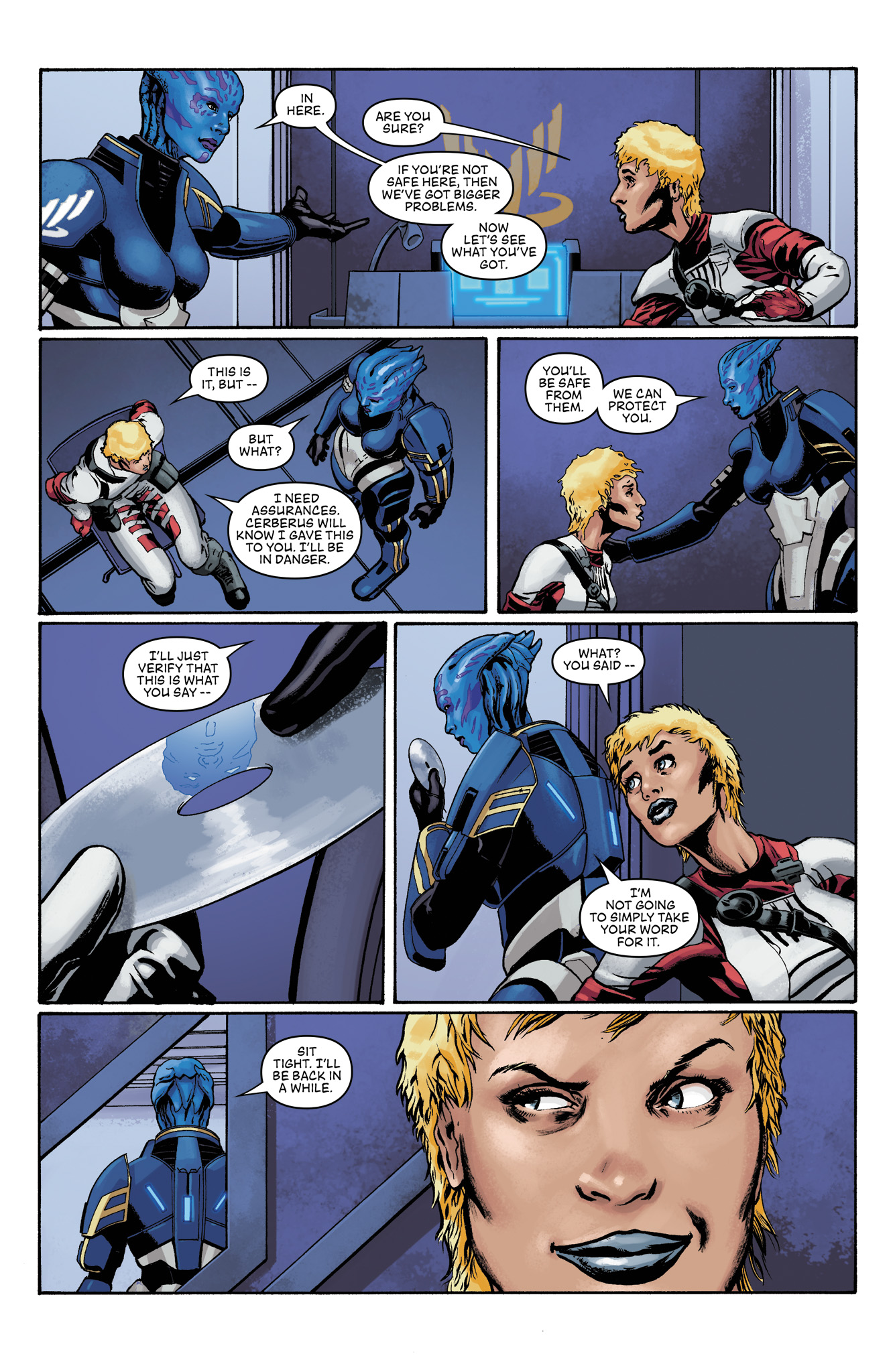 Read online Mass Effect: Foundation comic -  Issue #8 - 11