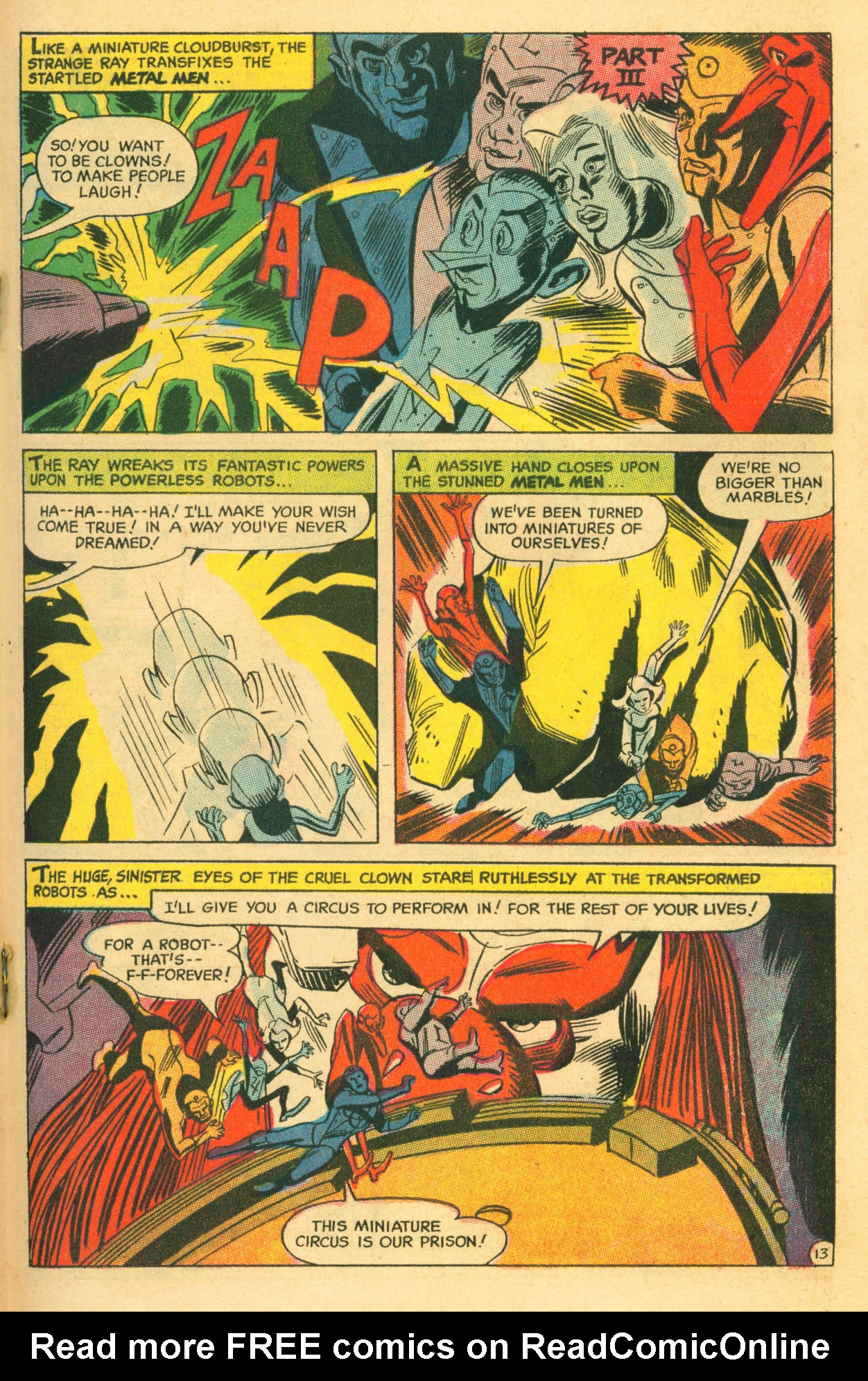 Read online Metal Men (1963) comic -  Issue #36 - 19