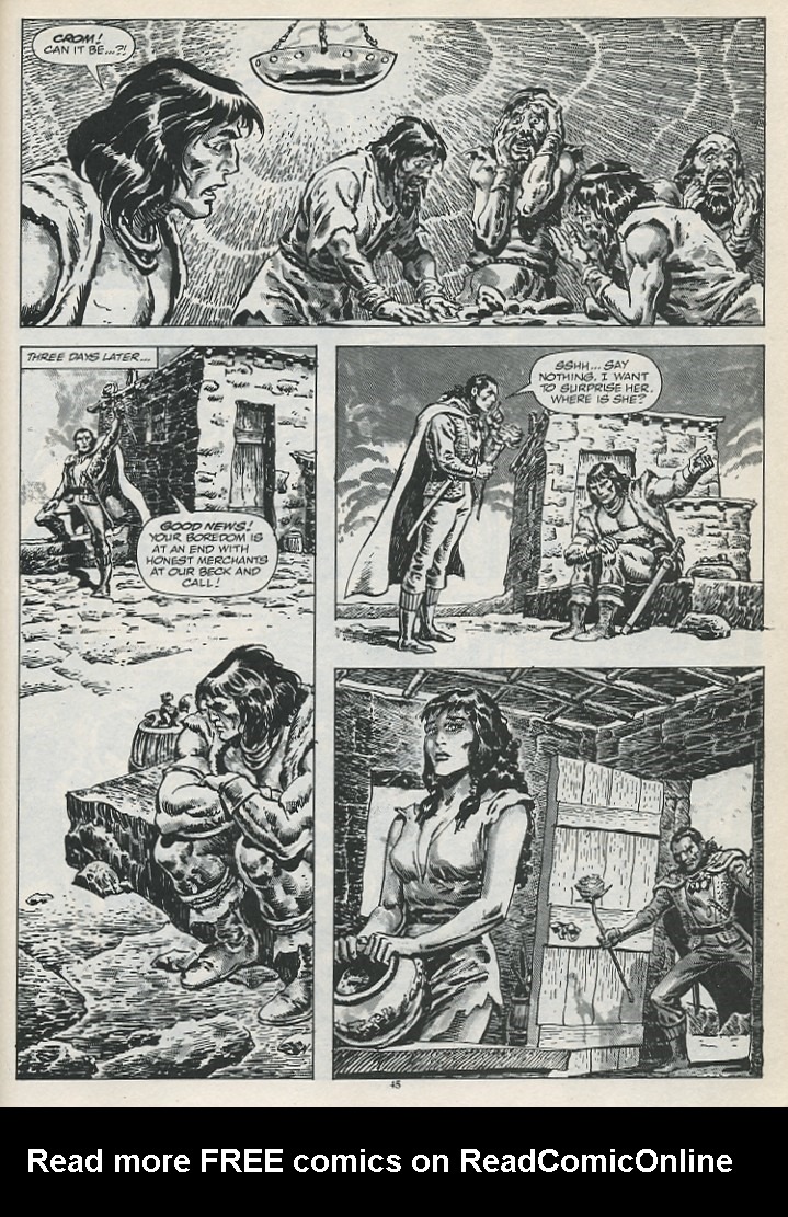Read online The Savage Sword Of Conan comic -  Issue #187 - 47