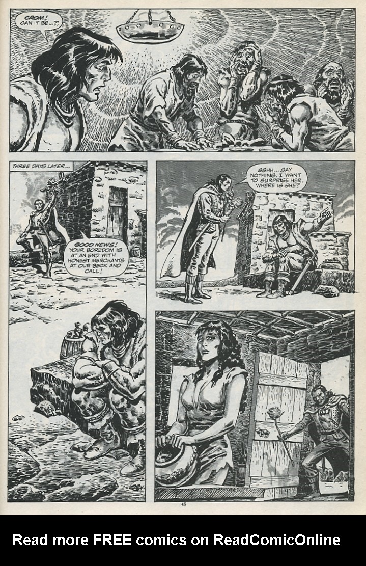 Read online The Savage Sword Of Conan comic -  Issue #187 - 47