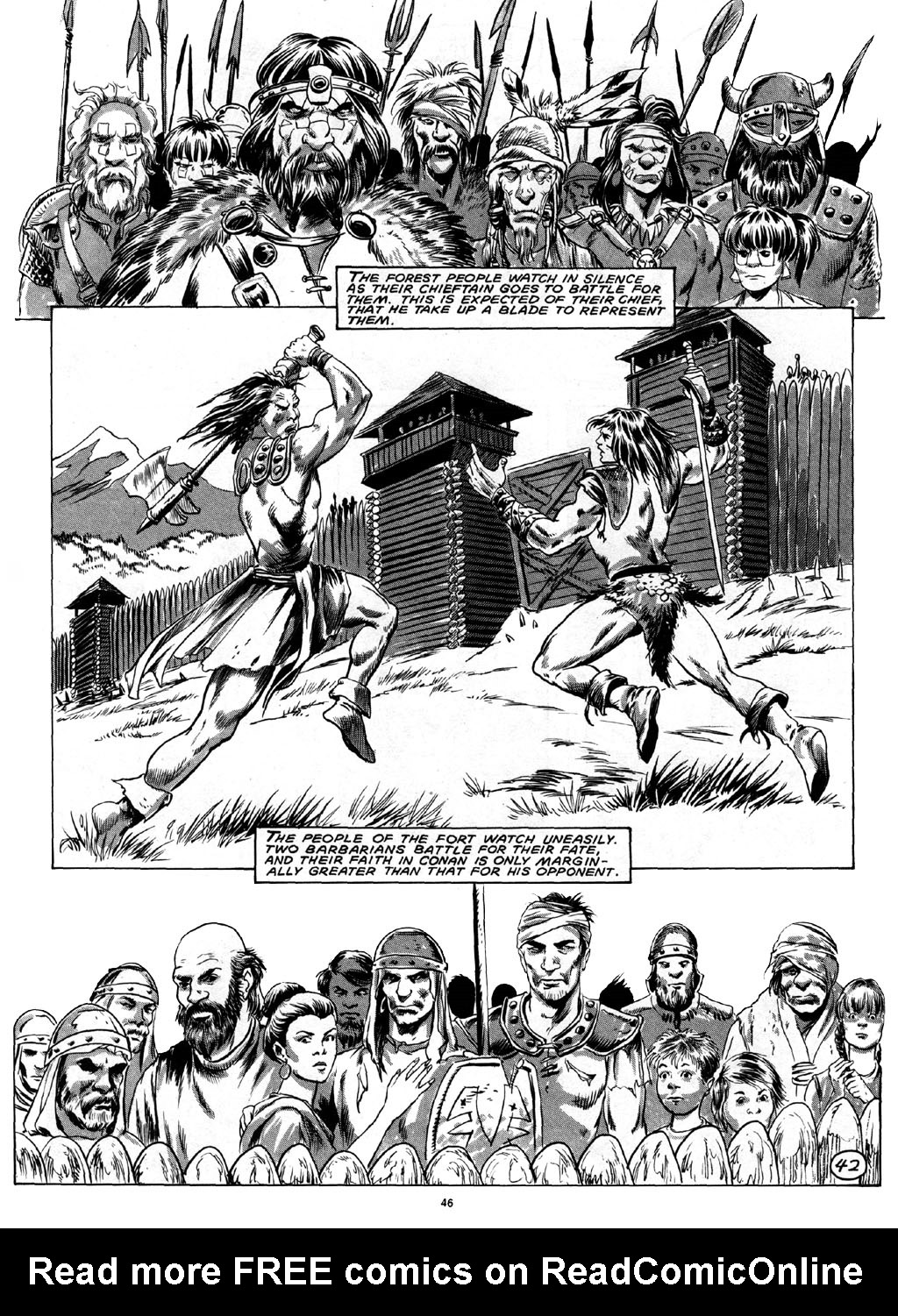 Read online The Savage Sword Of Conan comic -  Issue #163 - 47