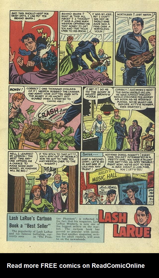 Read online Lash LaRue Western comic -  Issue #1 - 43