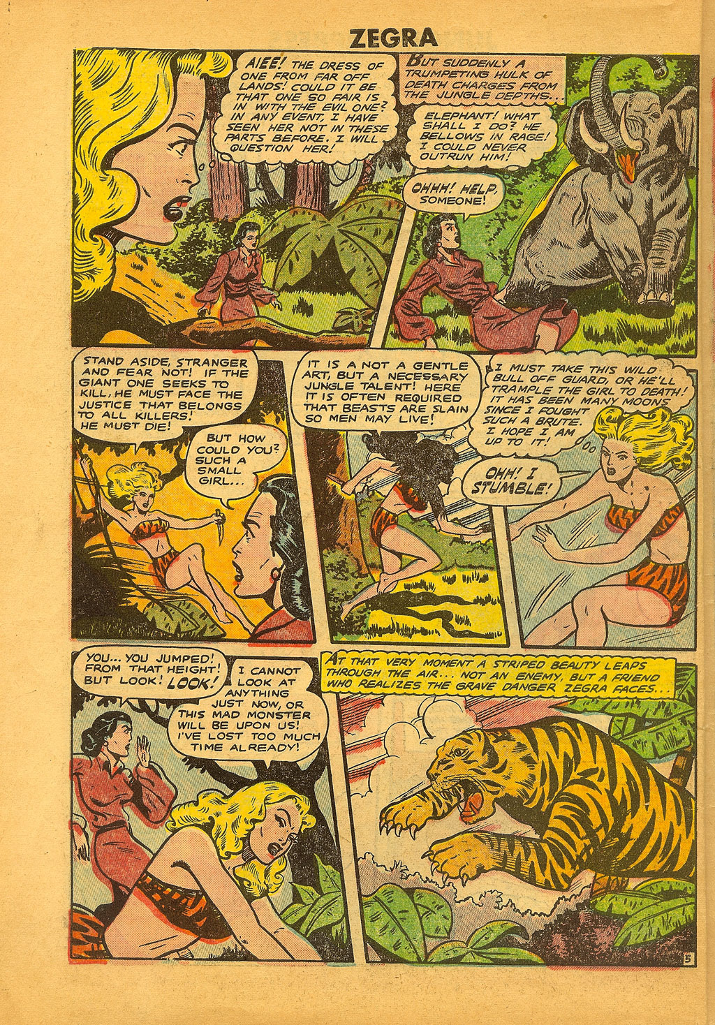 Read online Zegra, Jungle Empress comic -  Issue #4 - 6