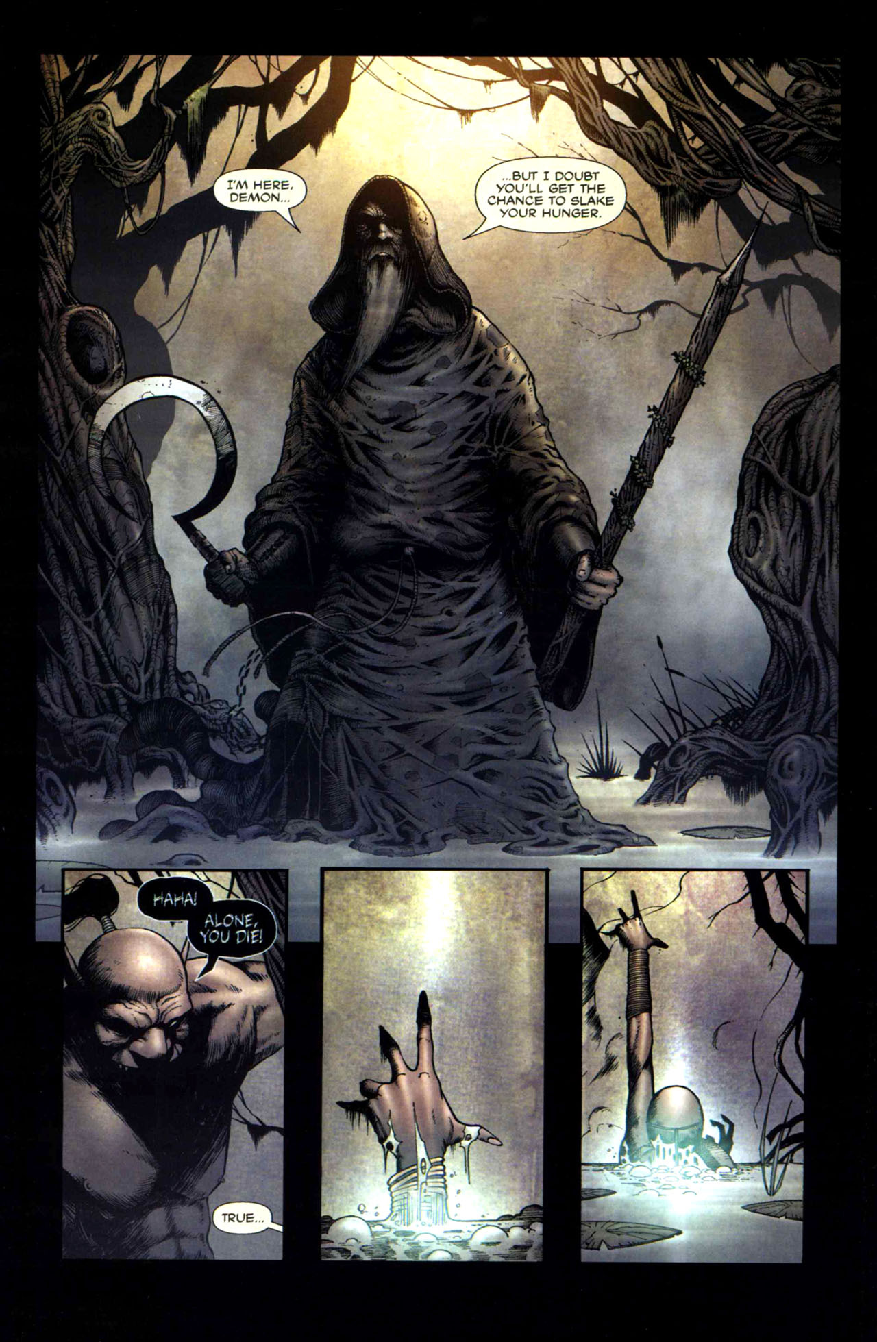 Read online Frank Frazetta's Swamp Demon comic -  Issue # Full - 19