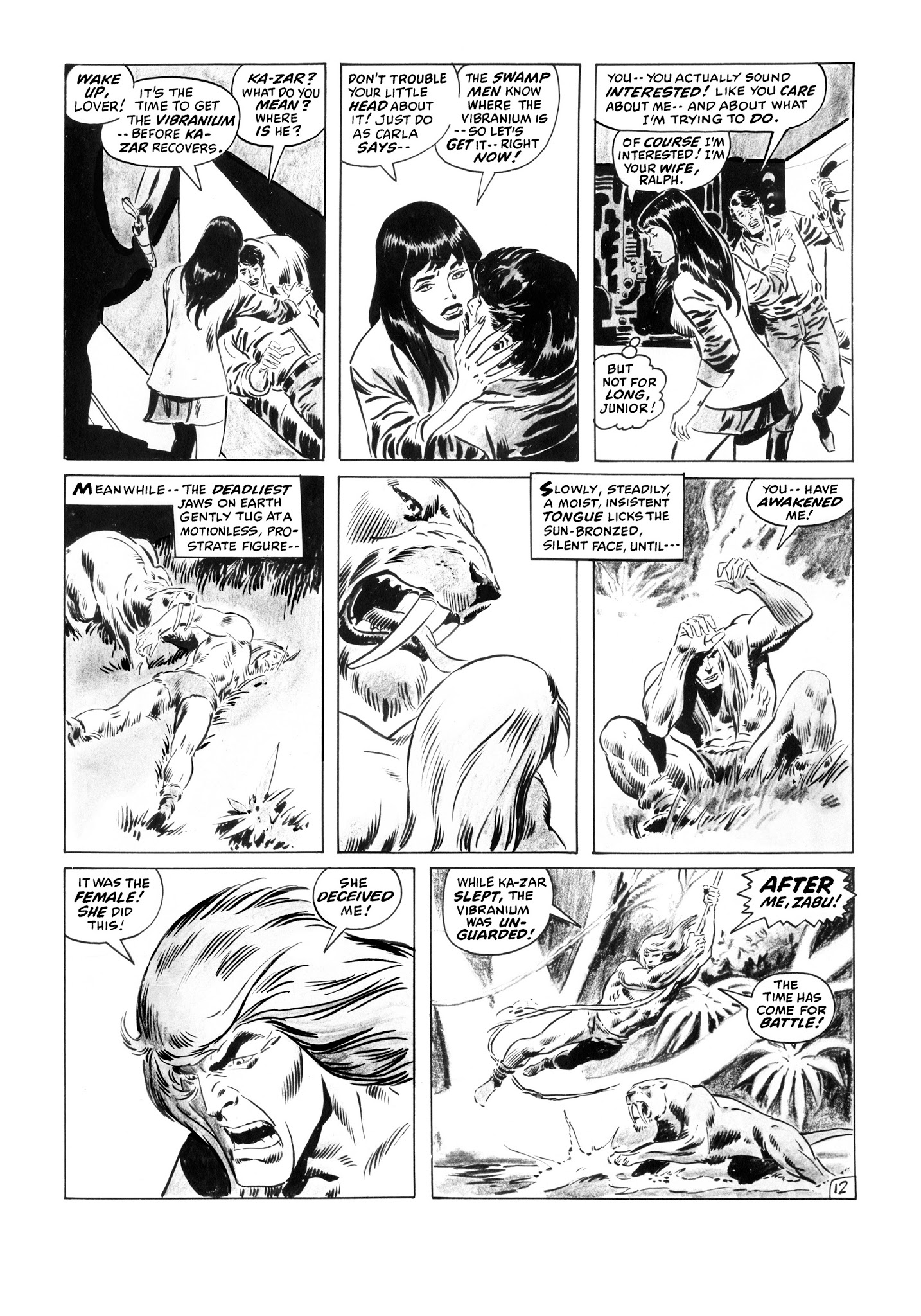 Read online Marvel Masterworks: Ka-Zar comic -  Issue # TPB 1 - 102