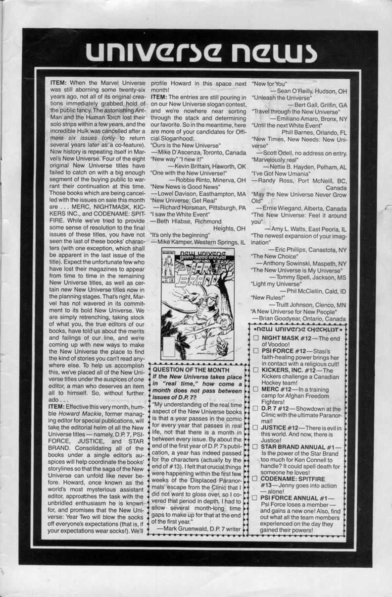 Read online Psi-Force comic -  Issue #12 - 24