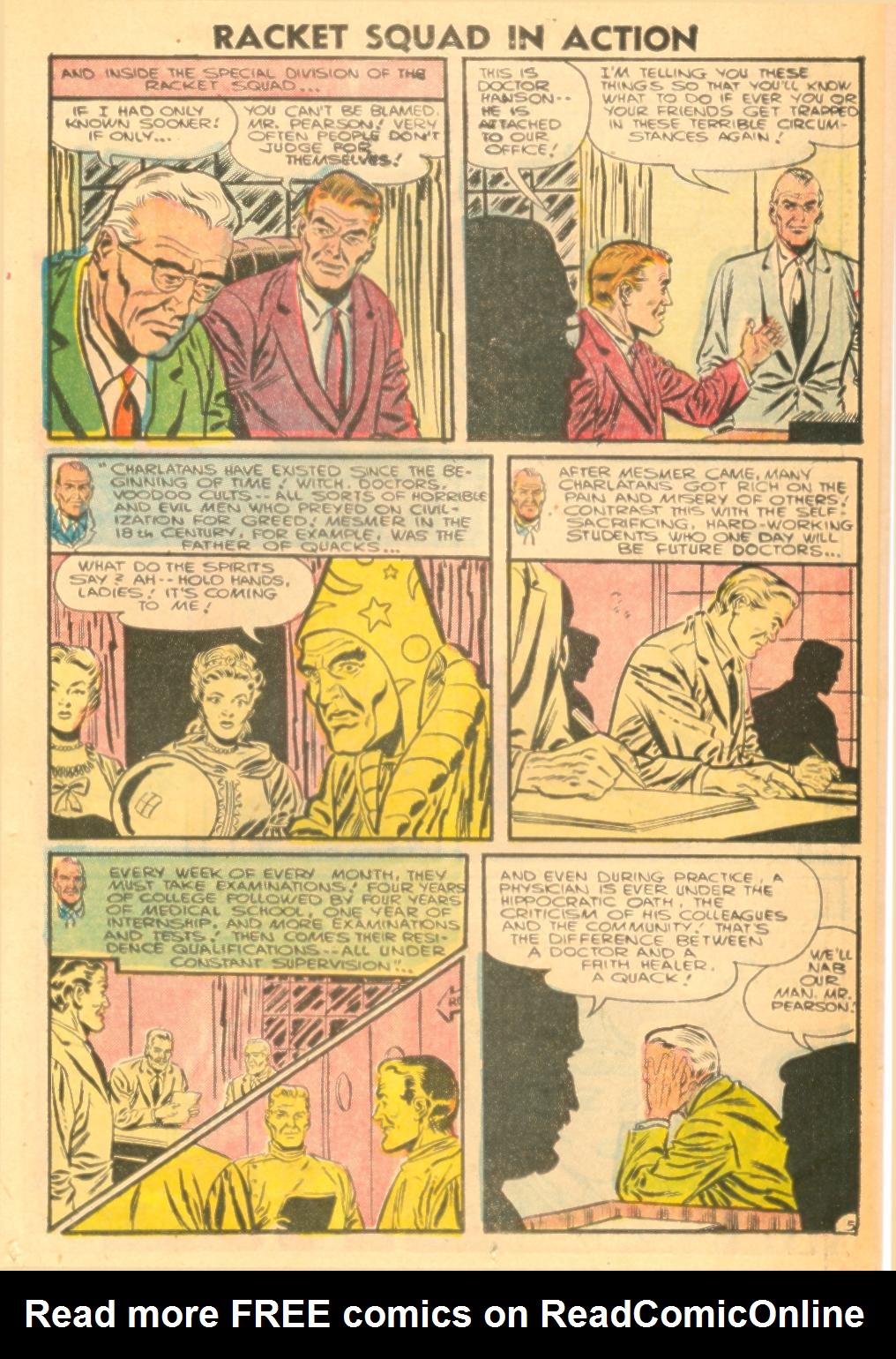 Read online Racket Squad in Action comic -  Issue #21 - 25