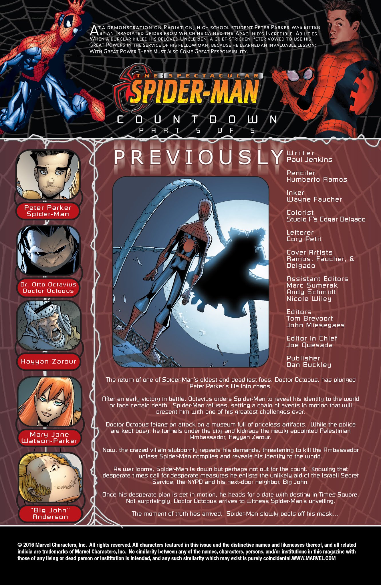 Read online The Spectacular Spider-Man (2003) comic -  Issue # _TPB 2 - 100