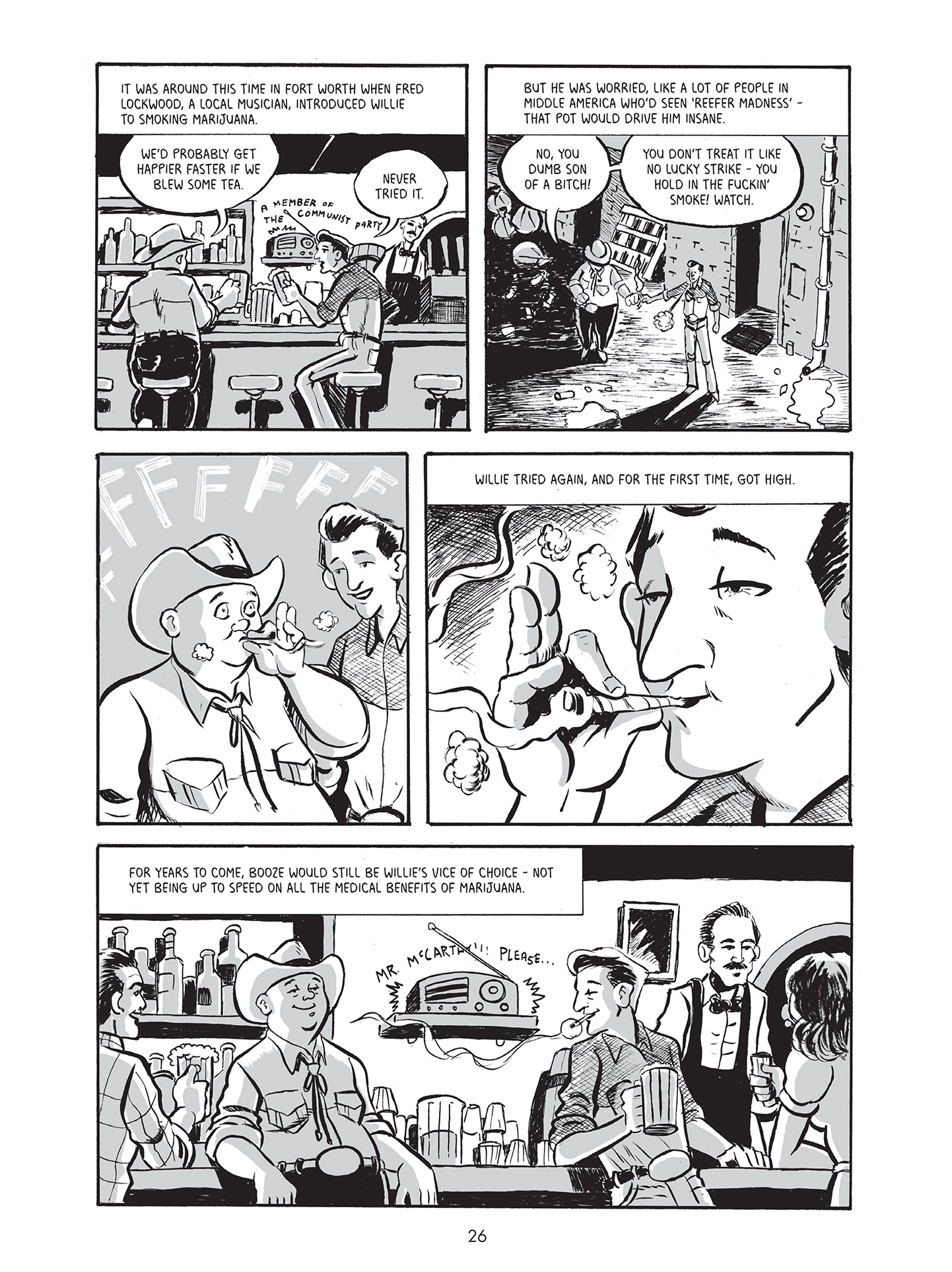 Read online Willie Nelson: A Graphic History comic -  Issue # TPB - 26