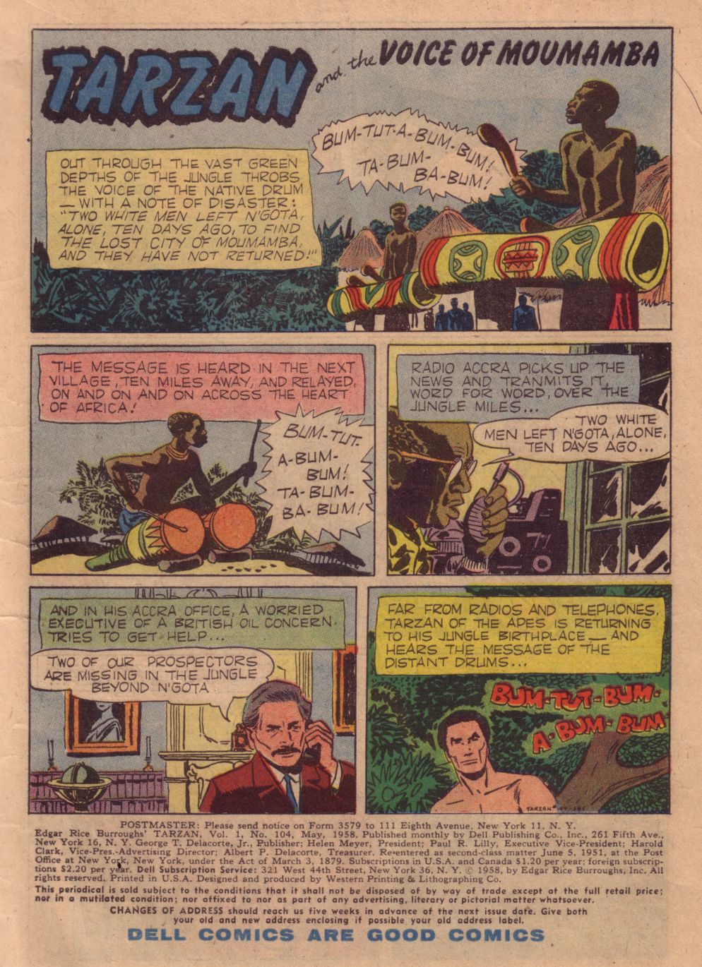Read online Tarzan (1948) comic -  Issue #104 - 3