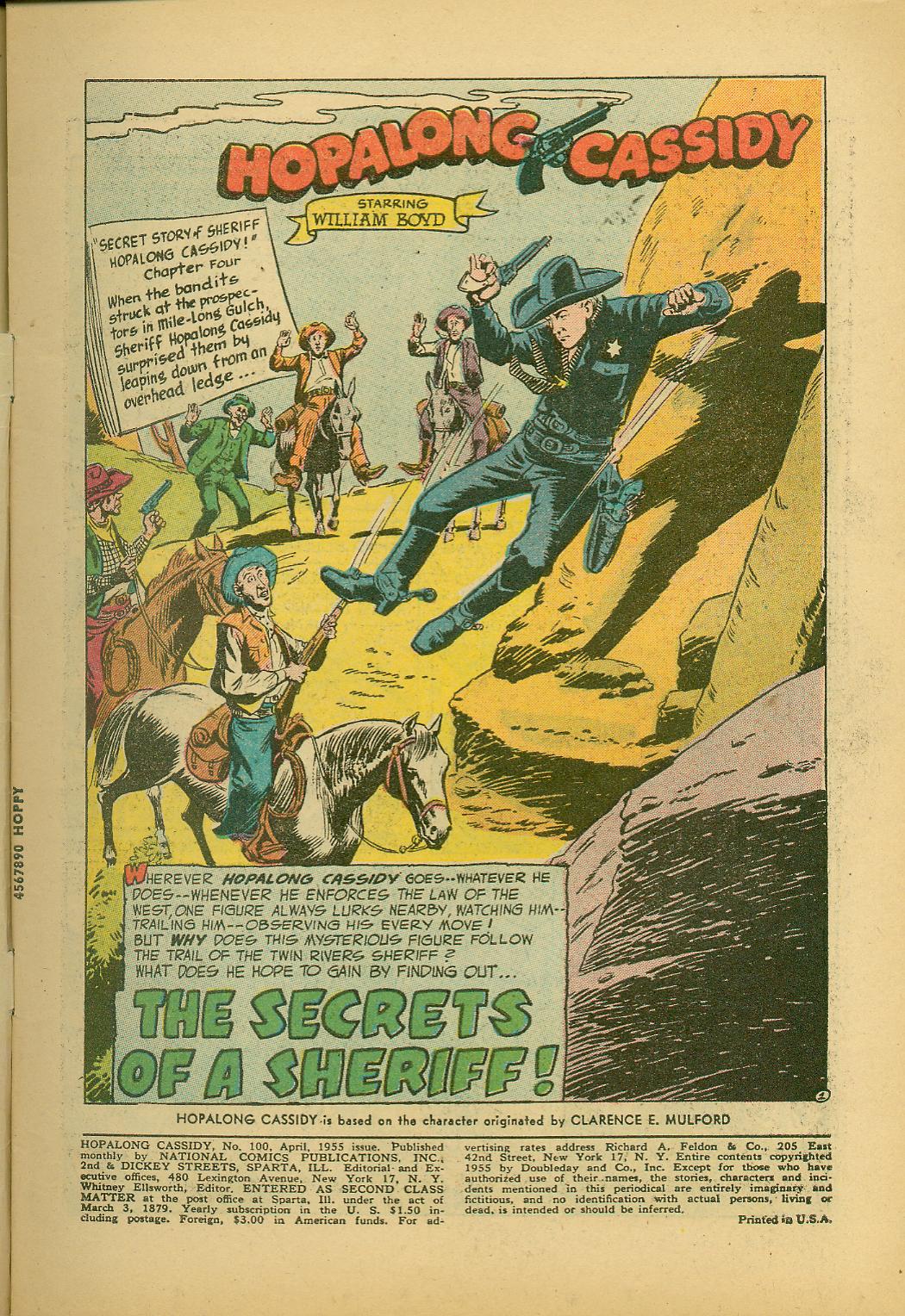 Read online Hopalong Cassidy comic -  Issue #100 - 3