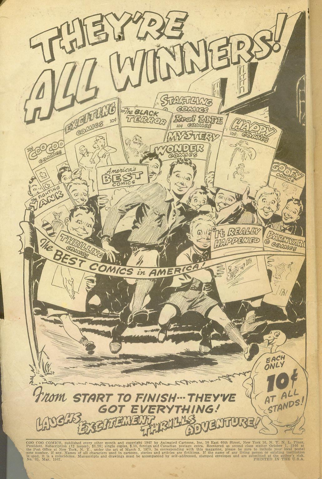 Read online Coo Coo Comics comic -  Issue #33 - 2